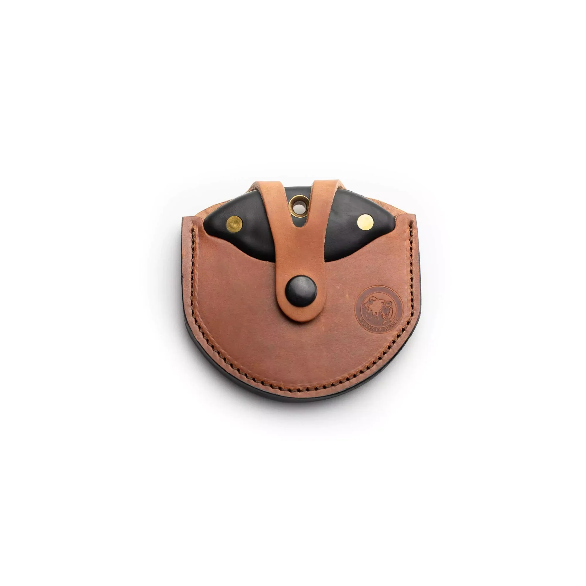 Knives of Alaska Magnum Ulu Knife - D2 High Carbon Steel with Leather Sheath - Image 4