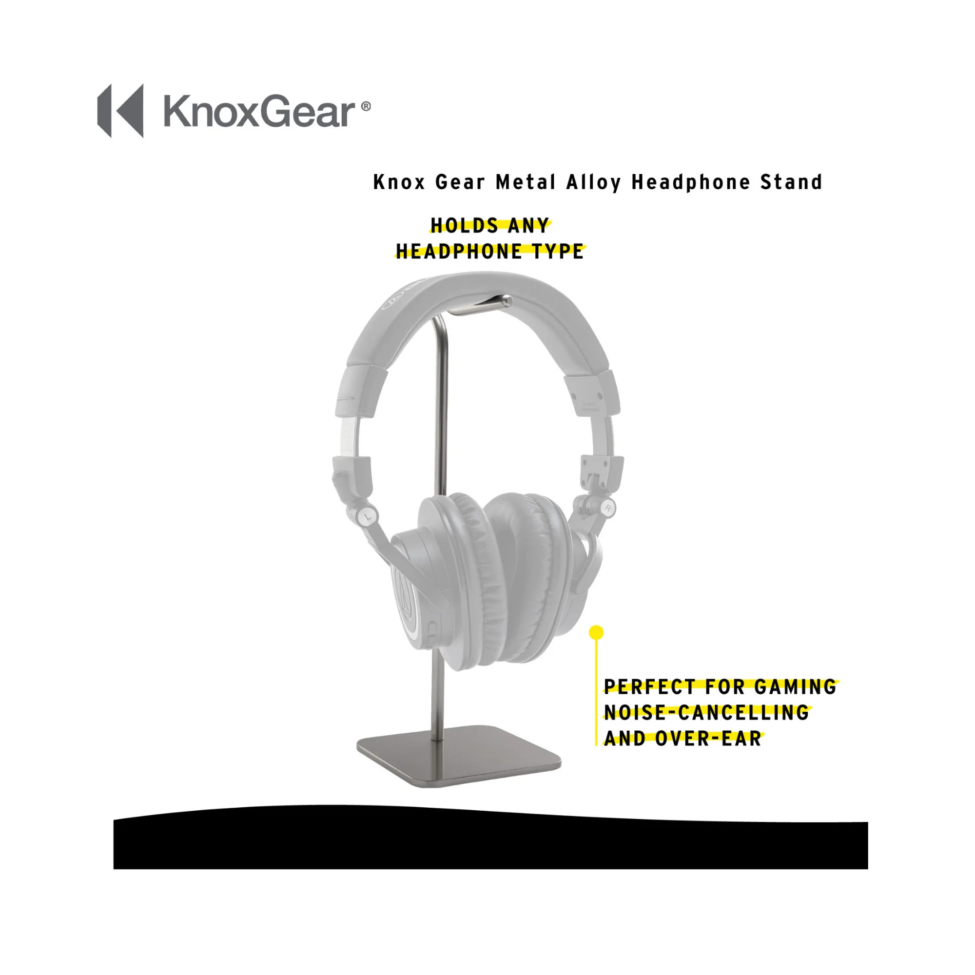 Knox Gear Metal Alloy Headphone Stand - Image 4