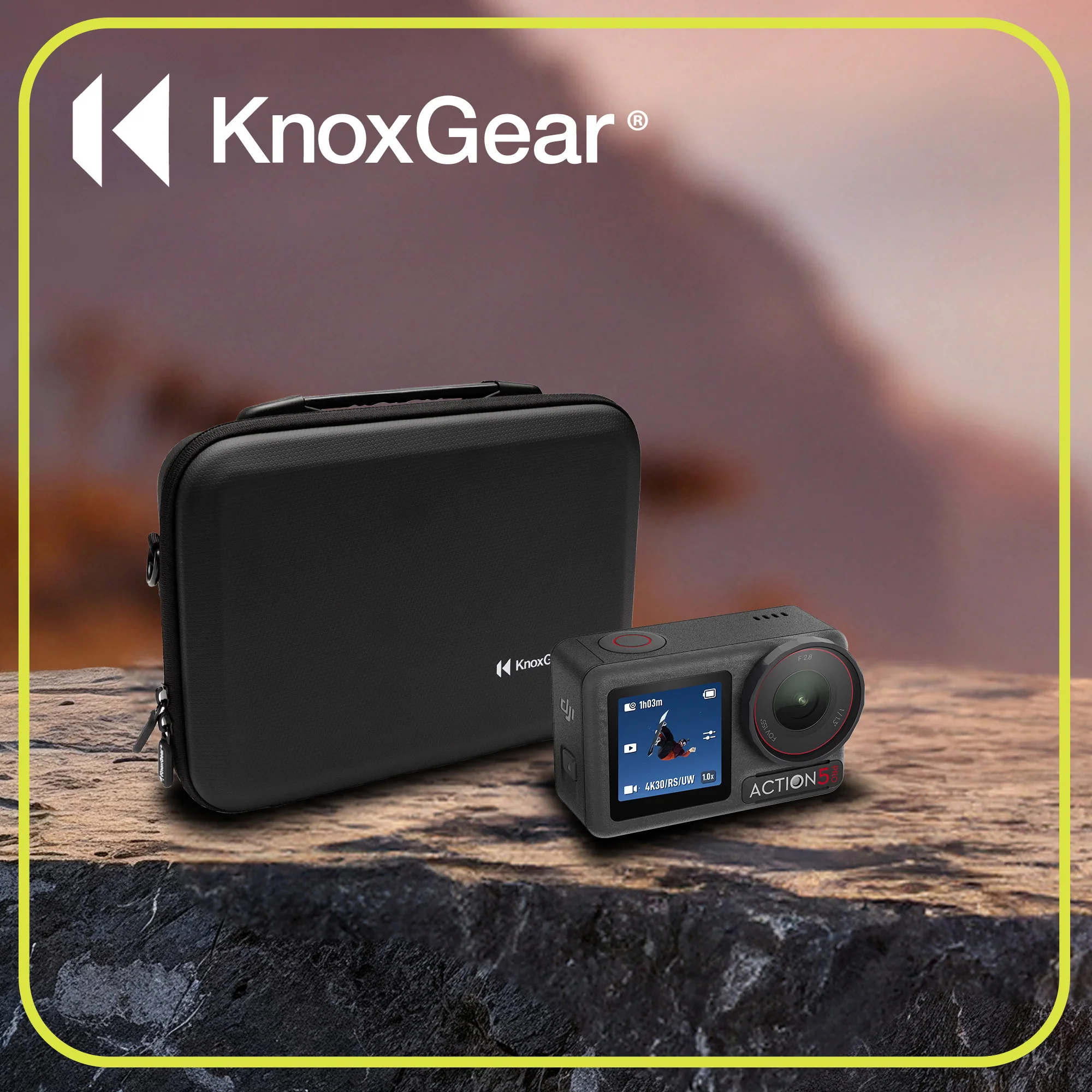 Knox Gear Osmo Action 5 / Action 4 Portable Storage and Carrying Case - Image 6