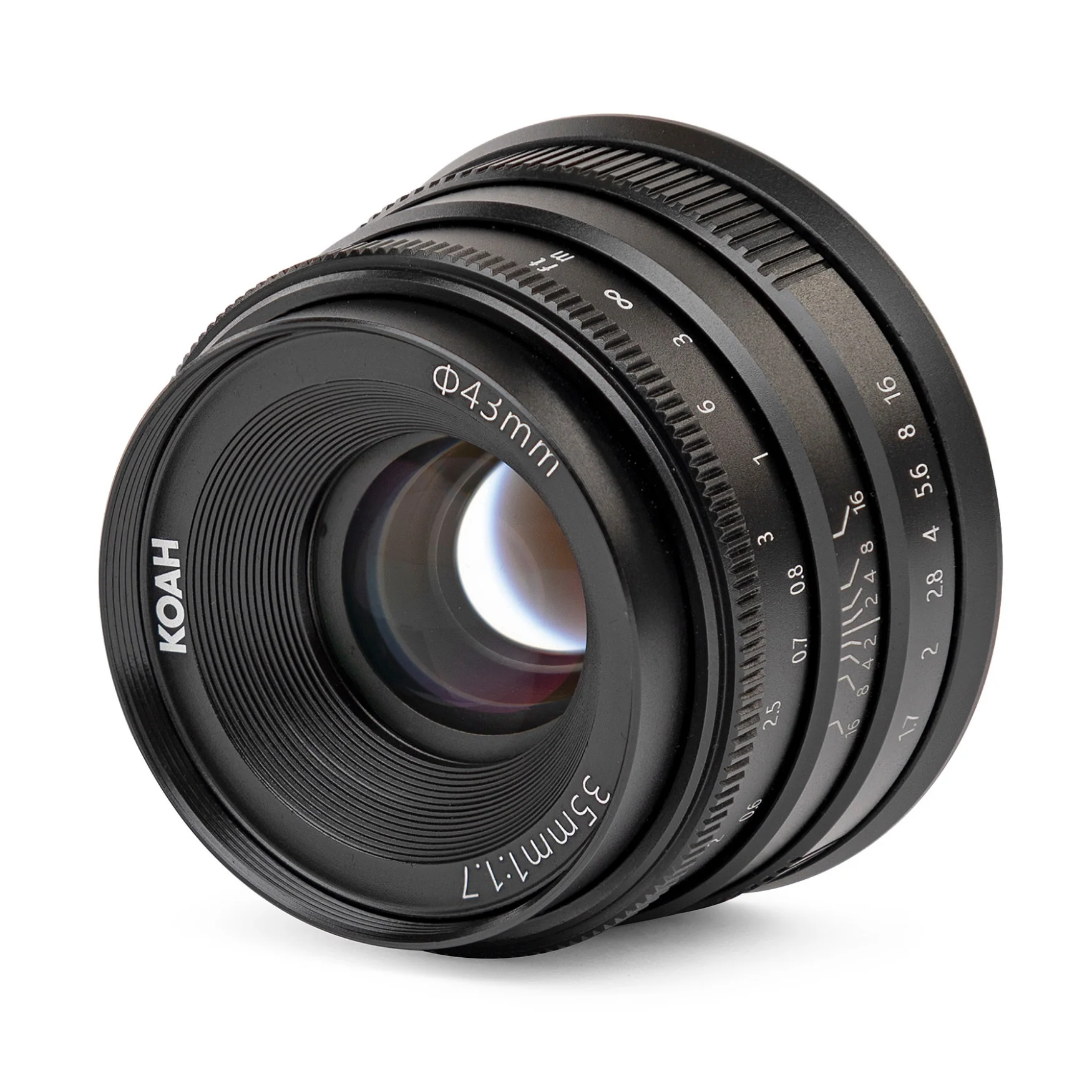 Koah Artisans Series 35mm f/1.7 Large Aperture Manual Focus Lens for Sony E (Black) - Image 2