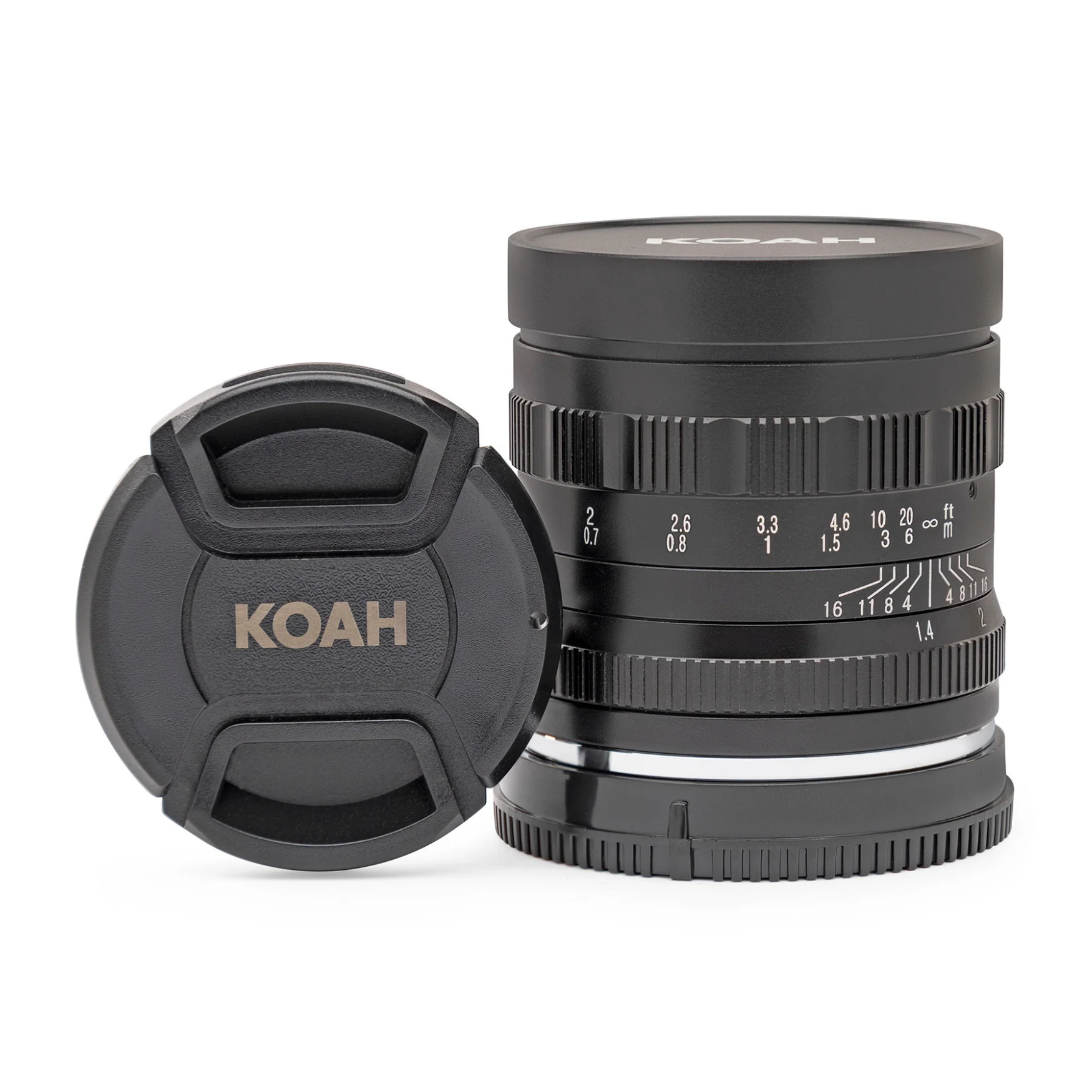 Koah Artisans Series 50mm f/1.4 Large Aperture Manual Focus Lens for Fujifilm FX (Black) - Image 3