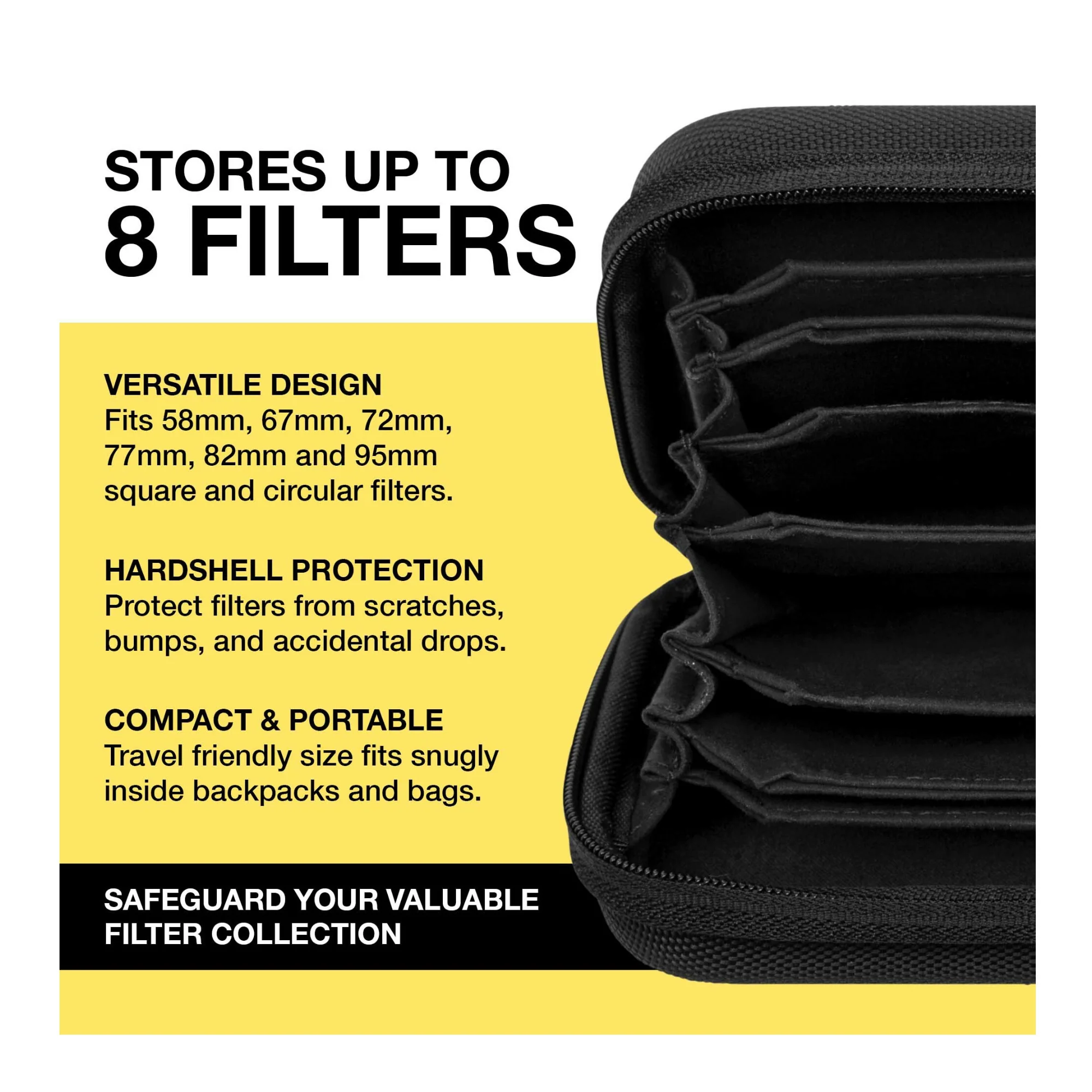 Koah Hard-Shell Filter Case (Fits 8 Filters up to 95mm) - Image 5