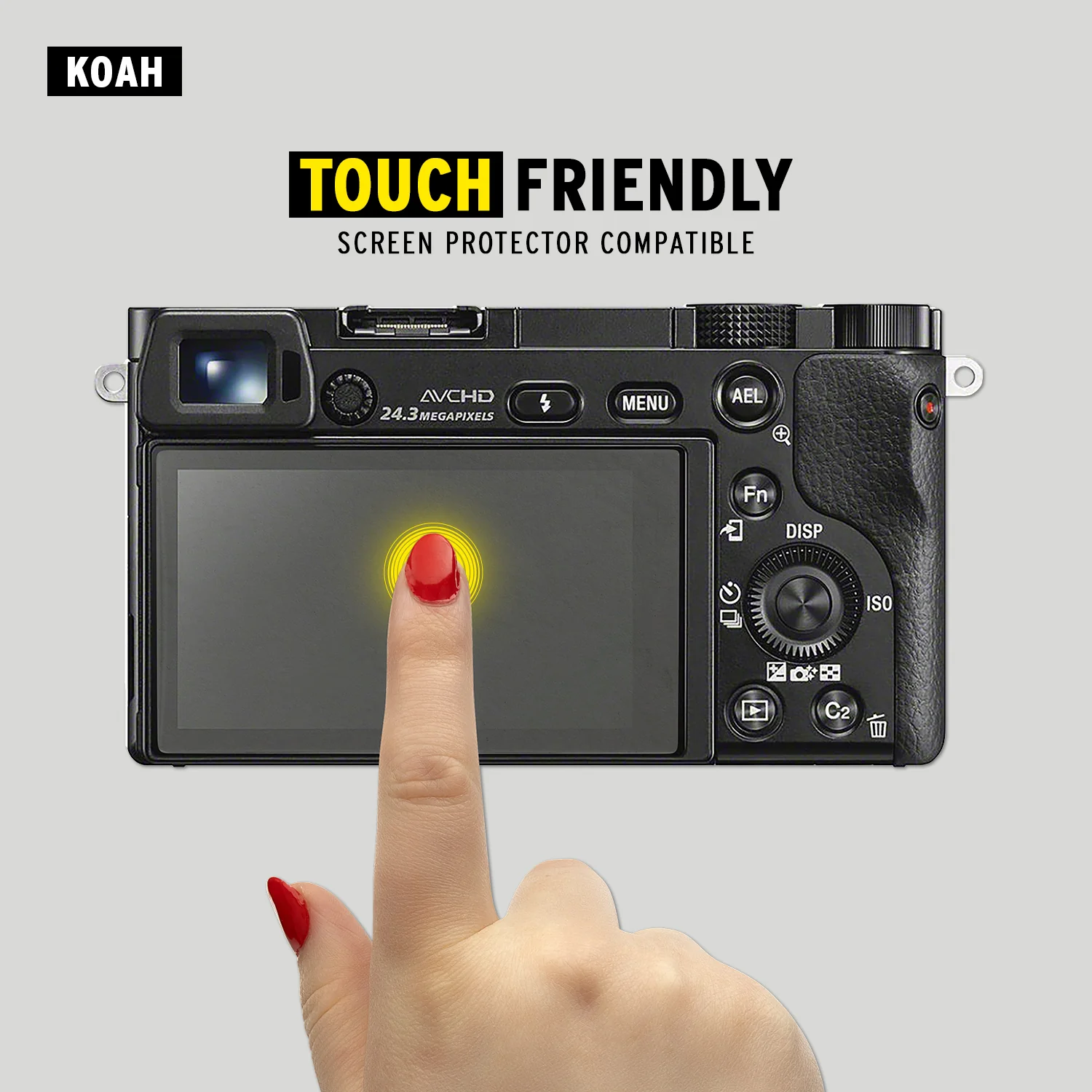 Koah LCD Ultra Armor Screen Protector for Sony a6000, a6400 and a6600 Series Cameras - Image 4