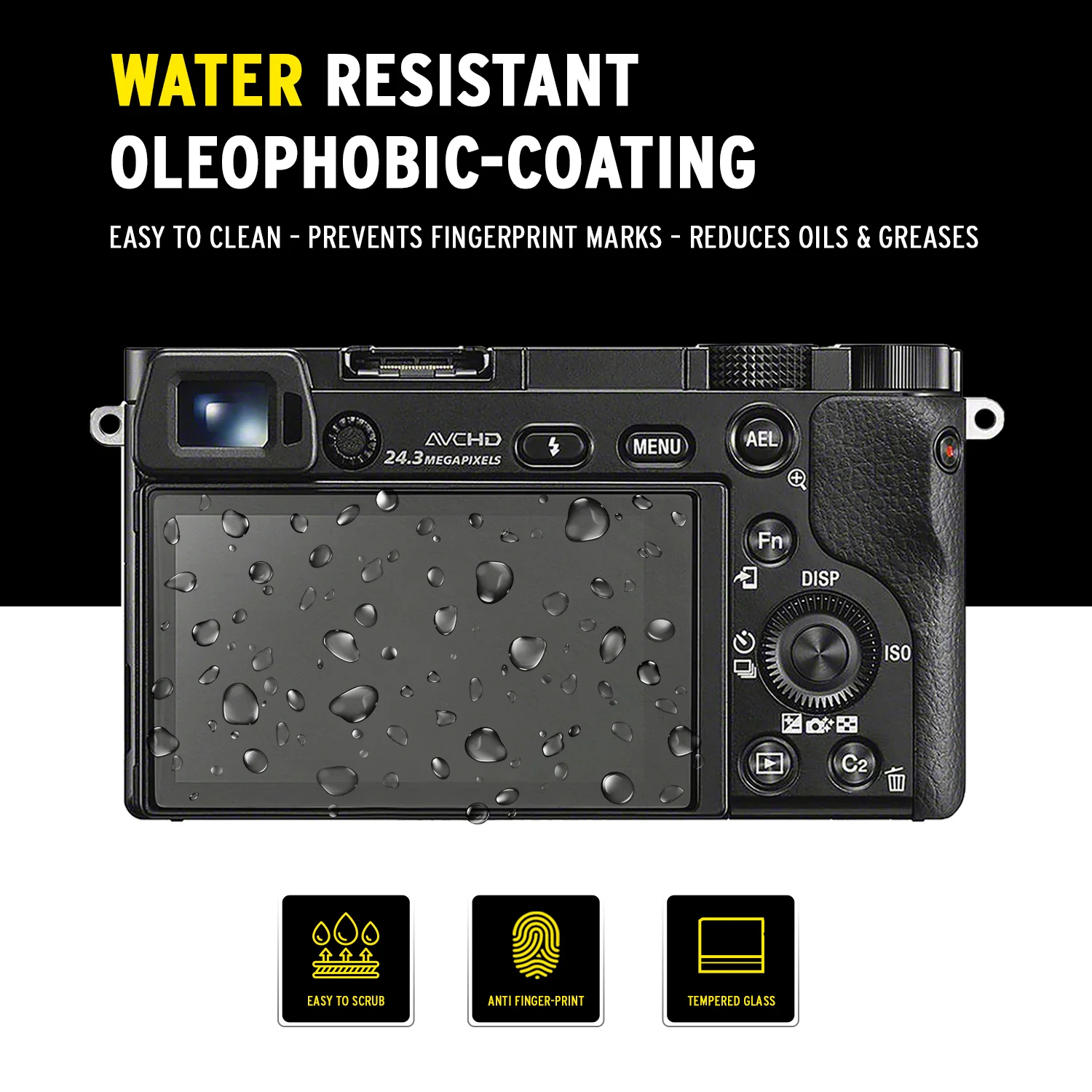 Koah LCD Ultra Armor Screen Protector for Sony a6000, a6400 and a6600 Series Cameras - Image 5
