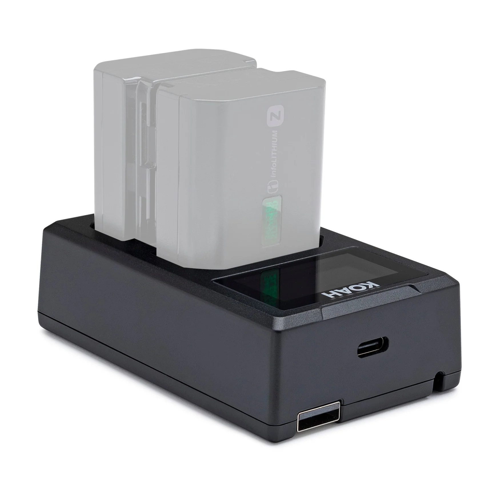 Koah Dual USB-C Charger with LCD Display for Sony NP-FZ100 Battery - Image 9