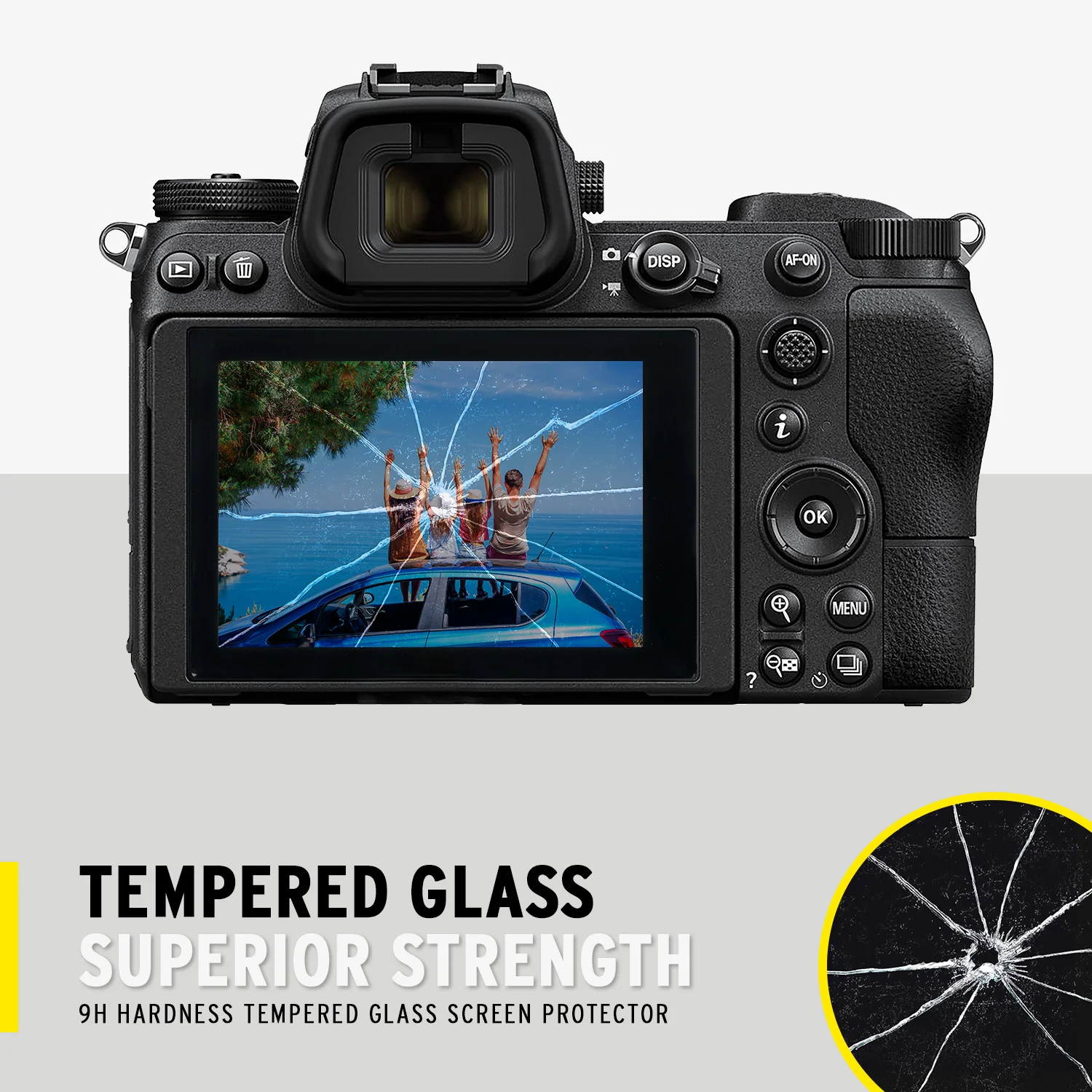 Koah LCD Ultra Armor Screen Protector for Nikon Z5, Z6, and Z7 Series and Panasonic S1 Series - Image 4