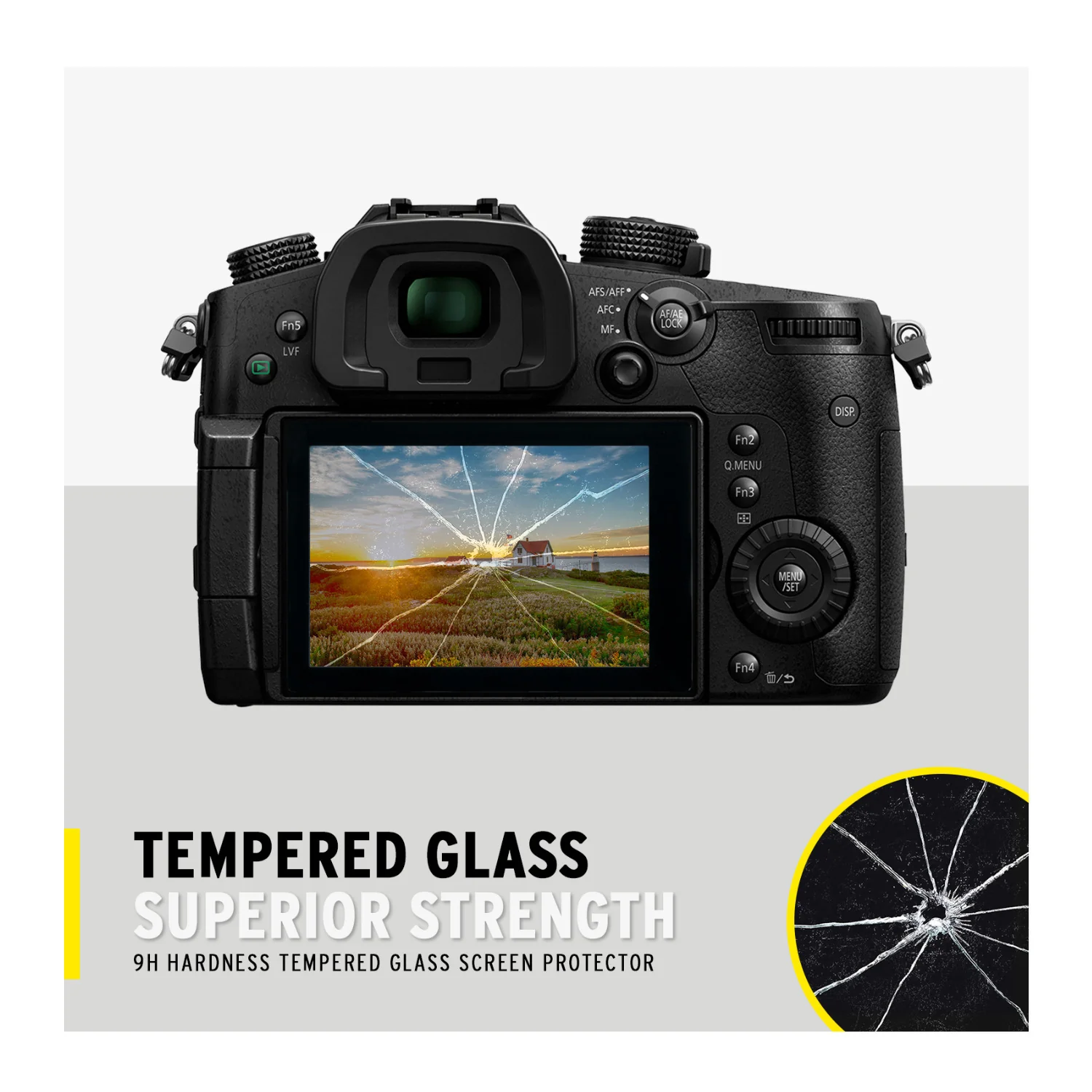 Koah LCD Ultra Armor Screen Protector for Panasonic Lumix DC-GH5 and GH5S Cameras - Image 6