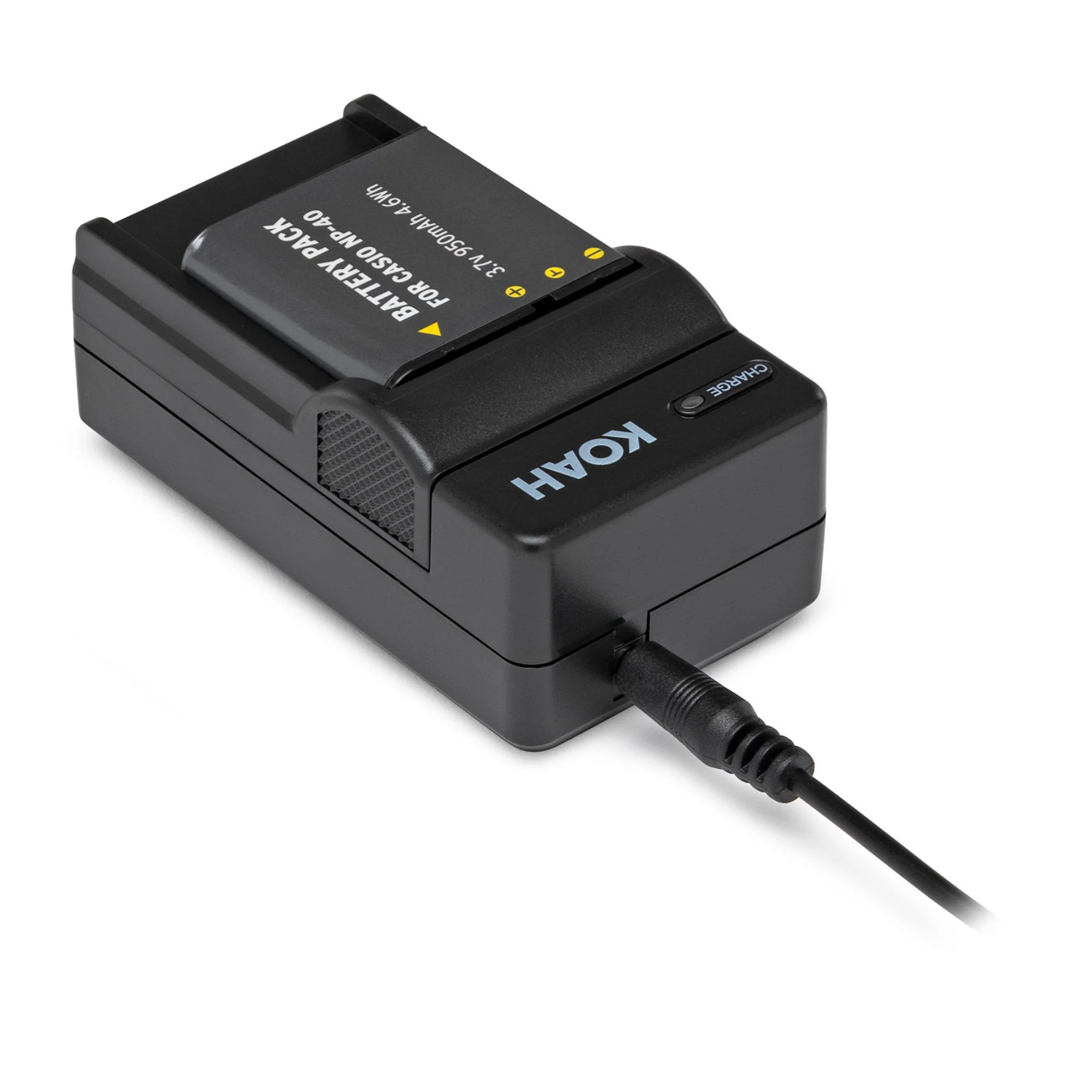 Koah Rechargeable Lithium-Ion Battery and Charger Kit Compatible with Casio NP-40 and Kodak LB-060 - Image 8