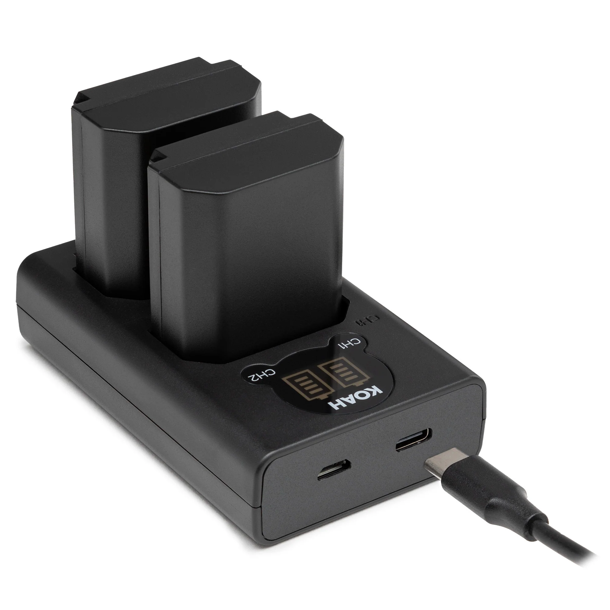 Koah 2000mAh Li-ion Batteries for Sony NP-FZ100 (2-Pack) with LCD Dual Charger - Image 6