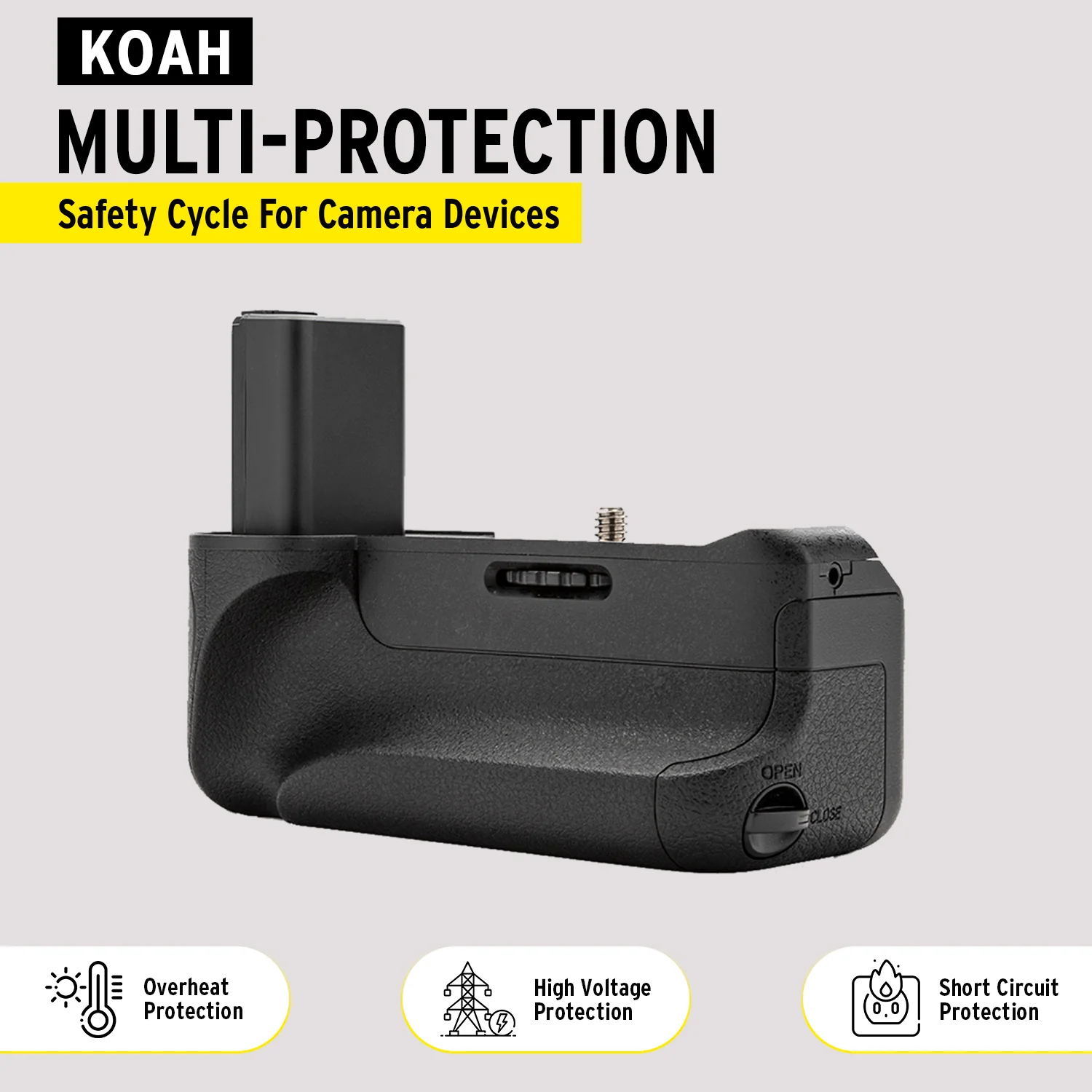 Koah Battery Grip for Sony a6000 and a6300 - Image 2