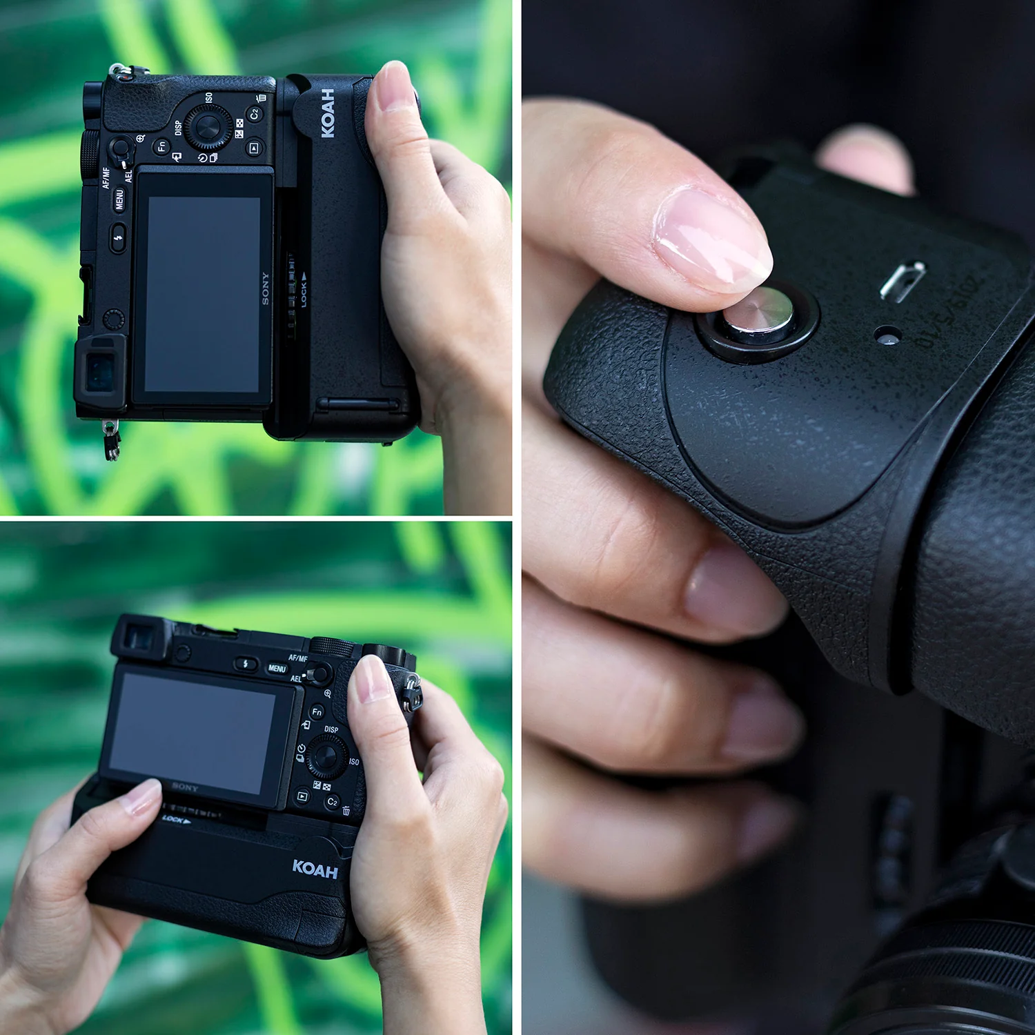 Koah Battery Grip for Sony a6000 and a6300 - Image 7