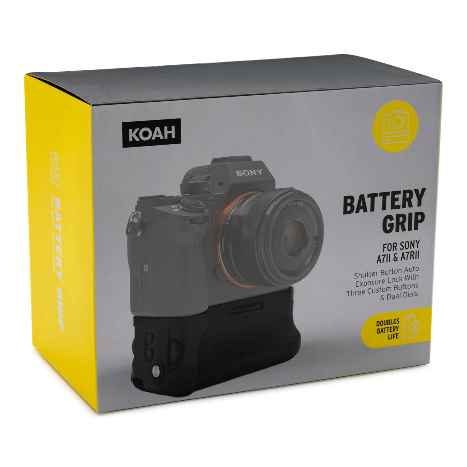 Koah Battery Grip for Sony a7 II and a7r II Cameras - Image 12