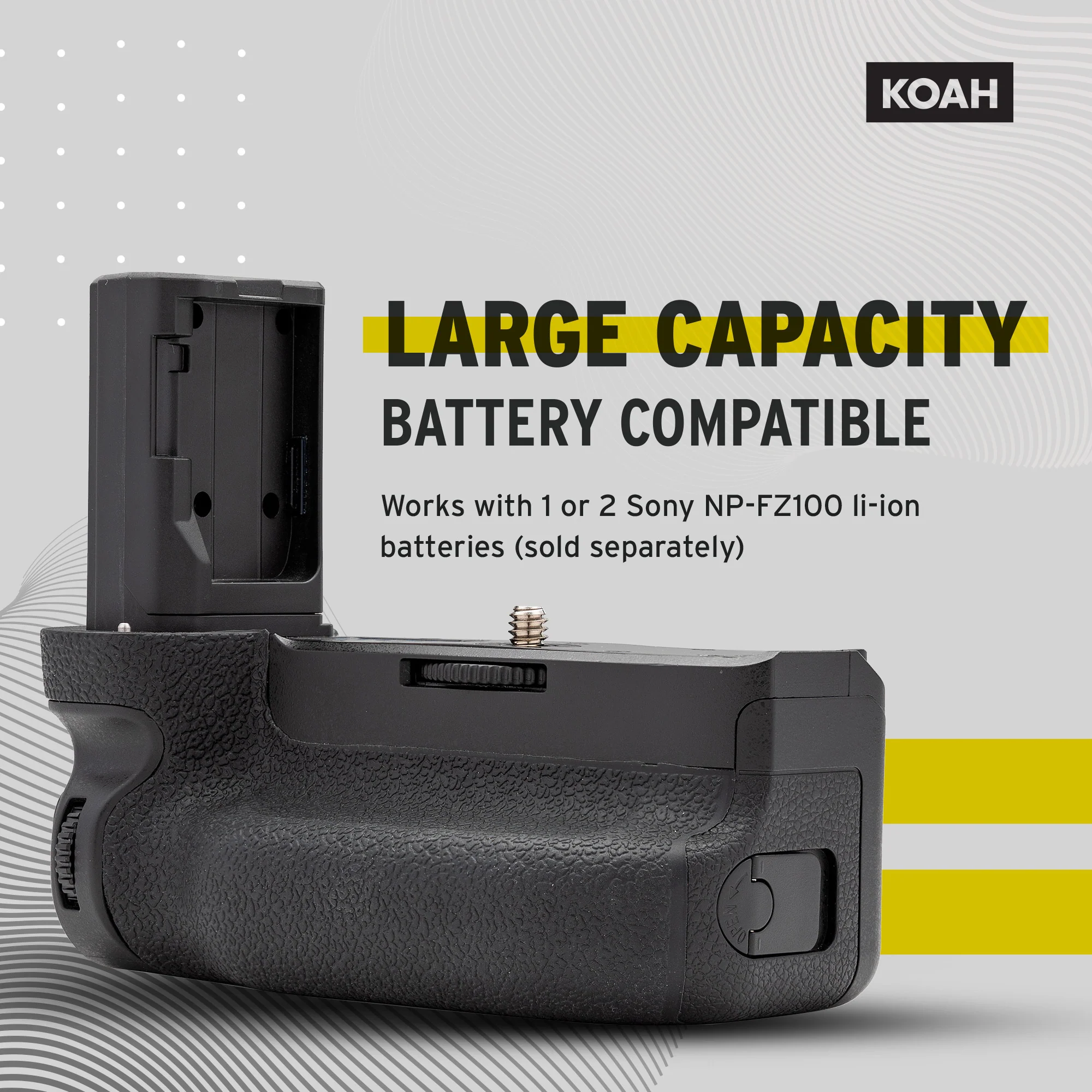 Koah Battery Grip for Sony a9, a7 r III and a7 III Camera - Image 7