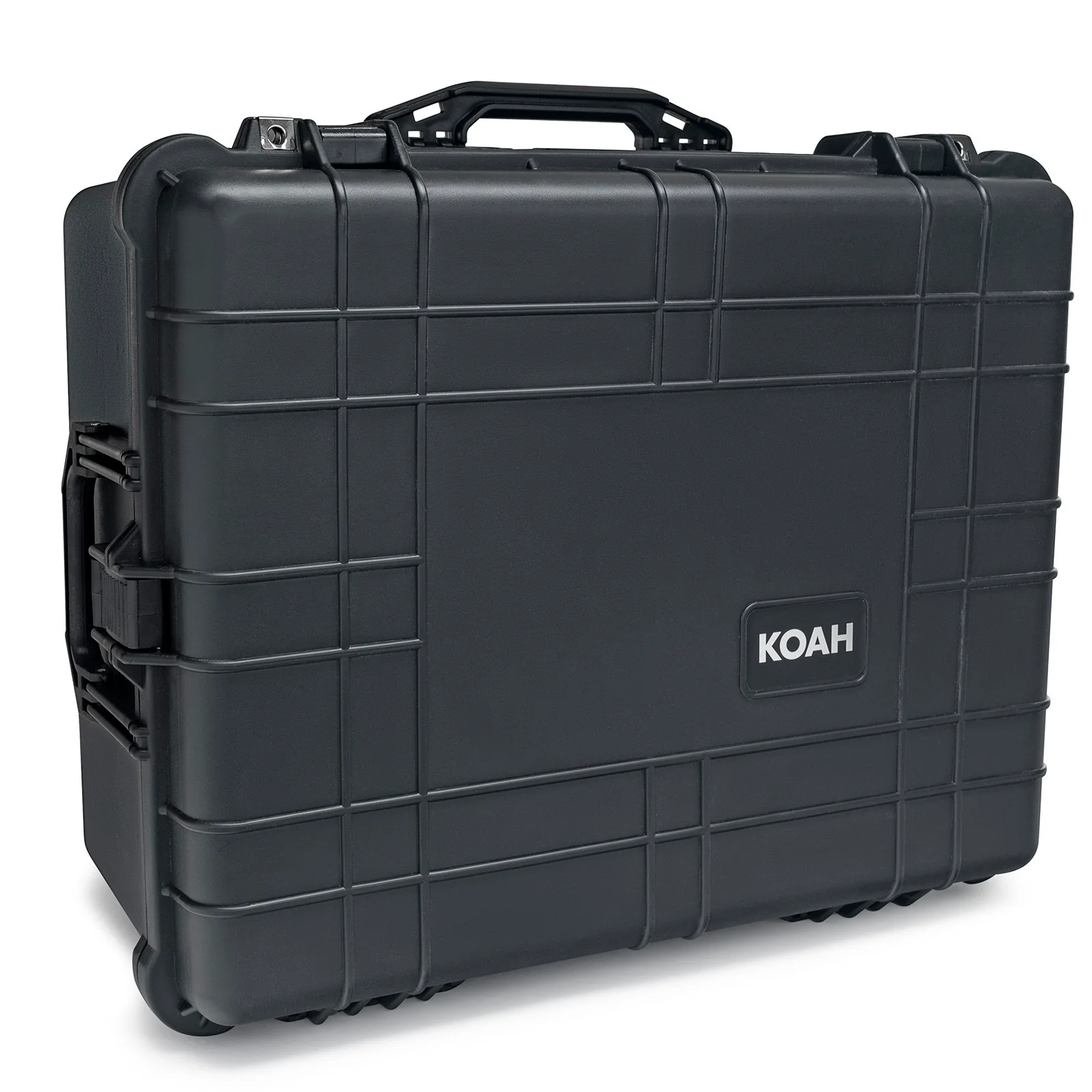 Koah Weatherproof Wheeled Hard Case with Customizable Foam (25 x 20 x 12 Inch, 2-Pack) - Image 3
