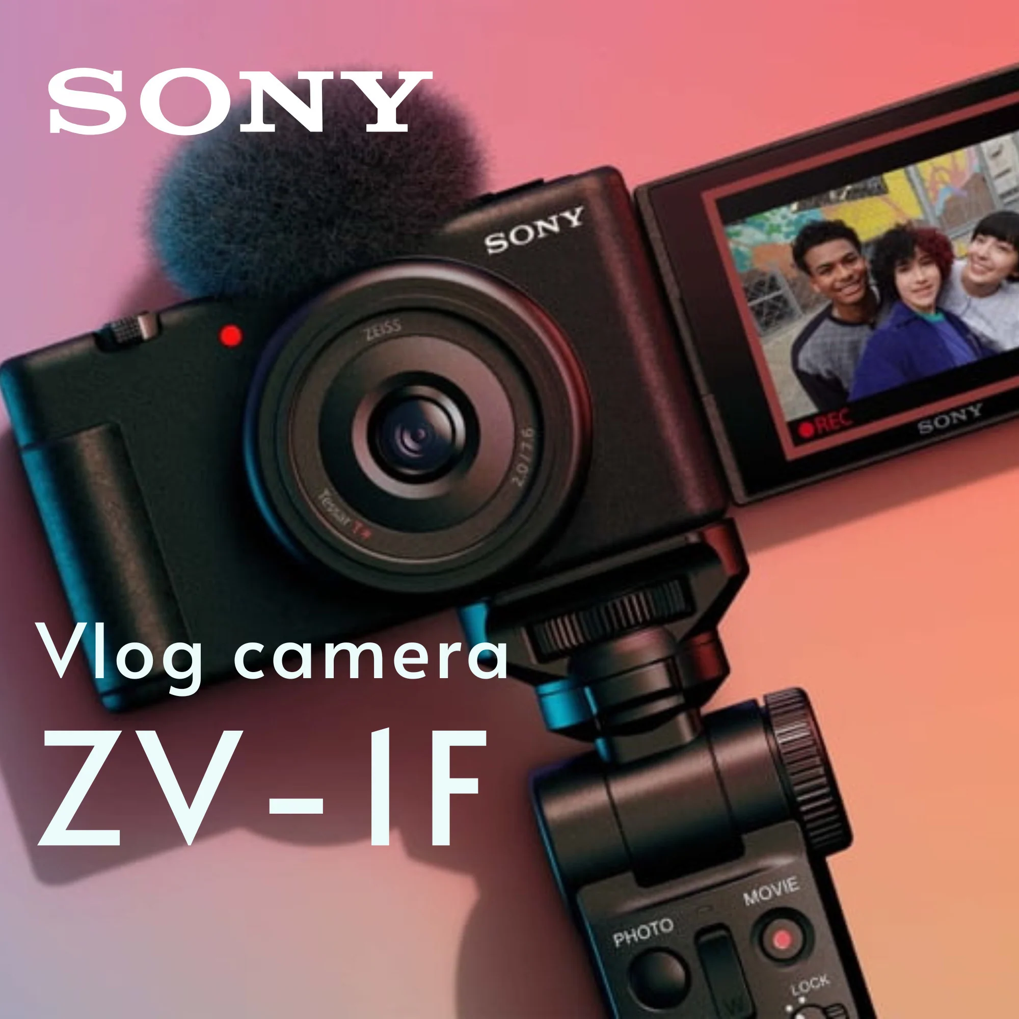 Sony ZV-1F Vlog Camera for Content Creators and Vloggers (Black) and Vlogger Accessory Kit Bundle - Image 2