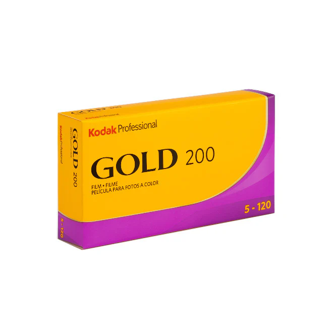 Kodak Professional Gold 200 Color Negative Film (120 Roll Film, 5-Pack) - Image 3
