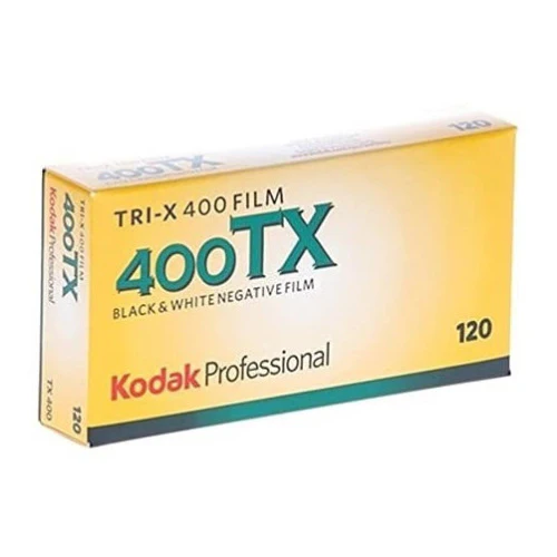 Kodak Professional Tri-X 400 Black and White Negative Film (120 Roll Film, 5-Pack)