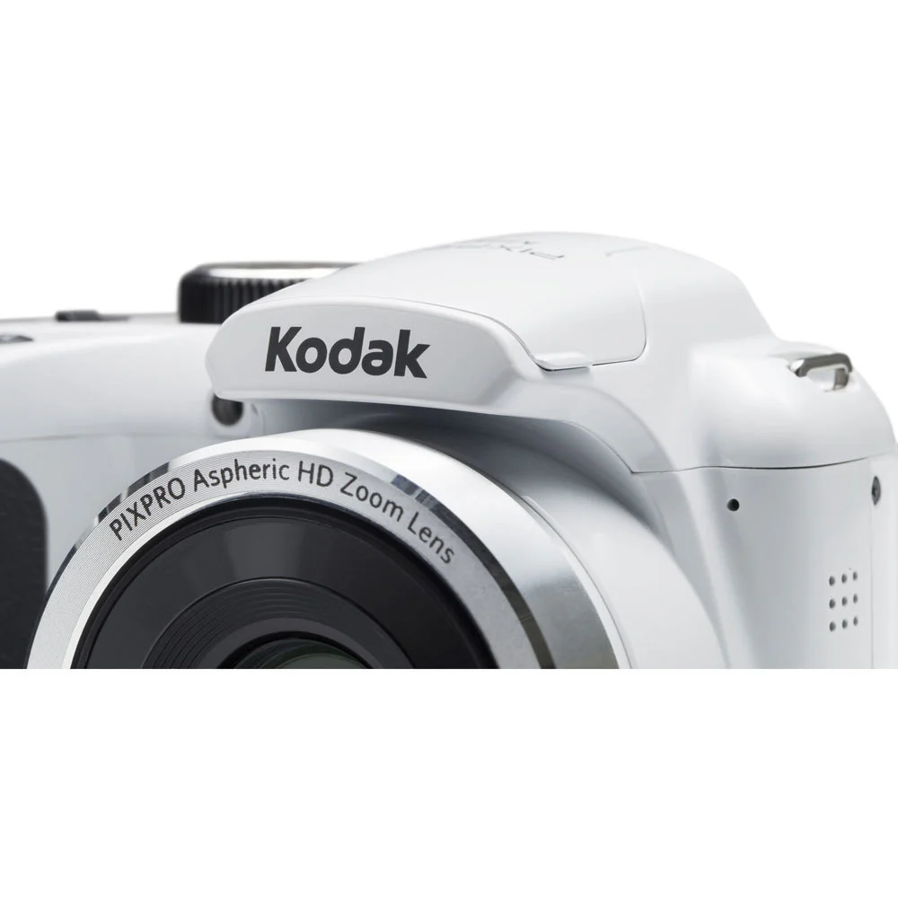 KODAK PIXPRO AZ252 Astro Zoom Digital Camera (White) Bundle - Image 12