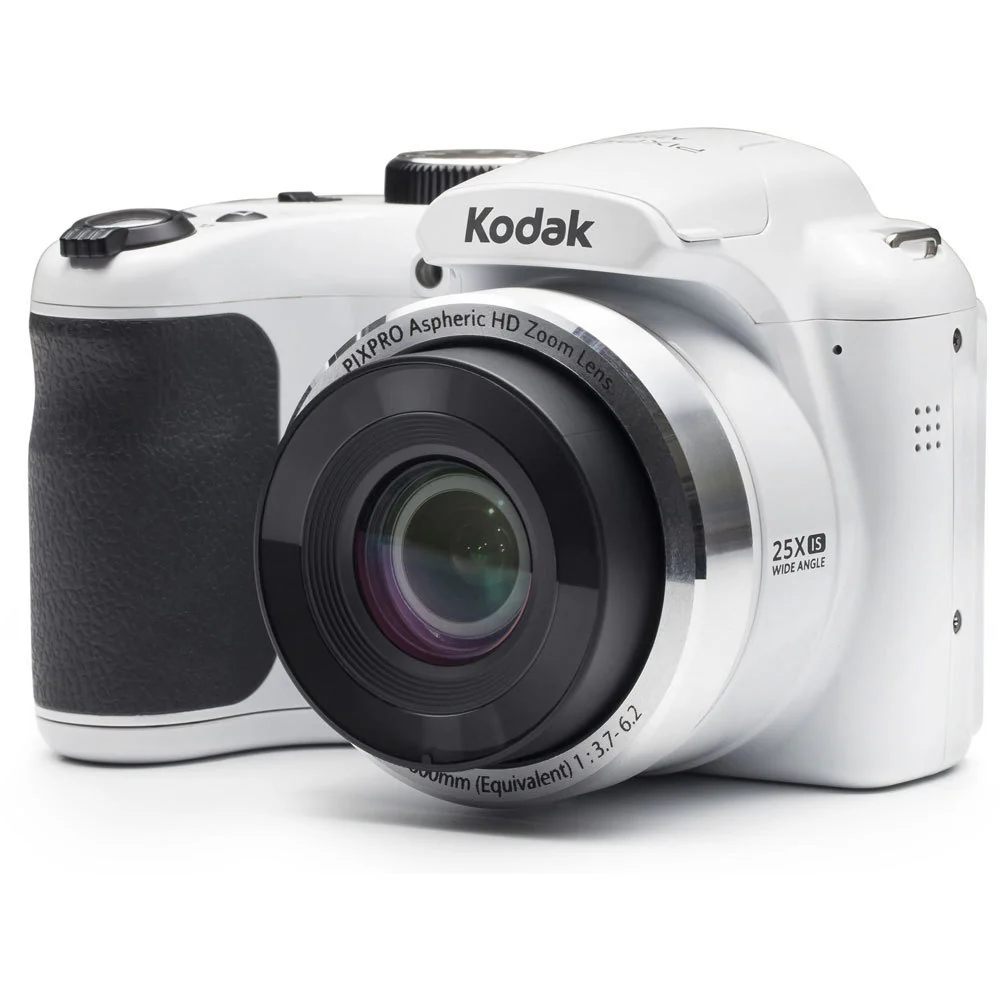 KODAK PIXPRO AZ252 Astro Zoom Digital Camera (White) Bundle - Image 8