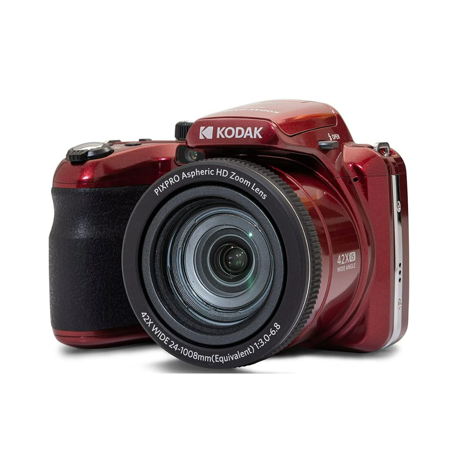 Kodak PIXPRO AZ425 Astro Zoom Camera (Red) with 32GB Card and Rechargeable Battery and Charger Kit - Image 5