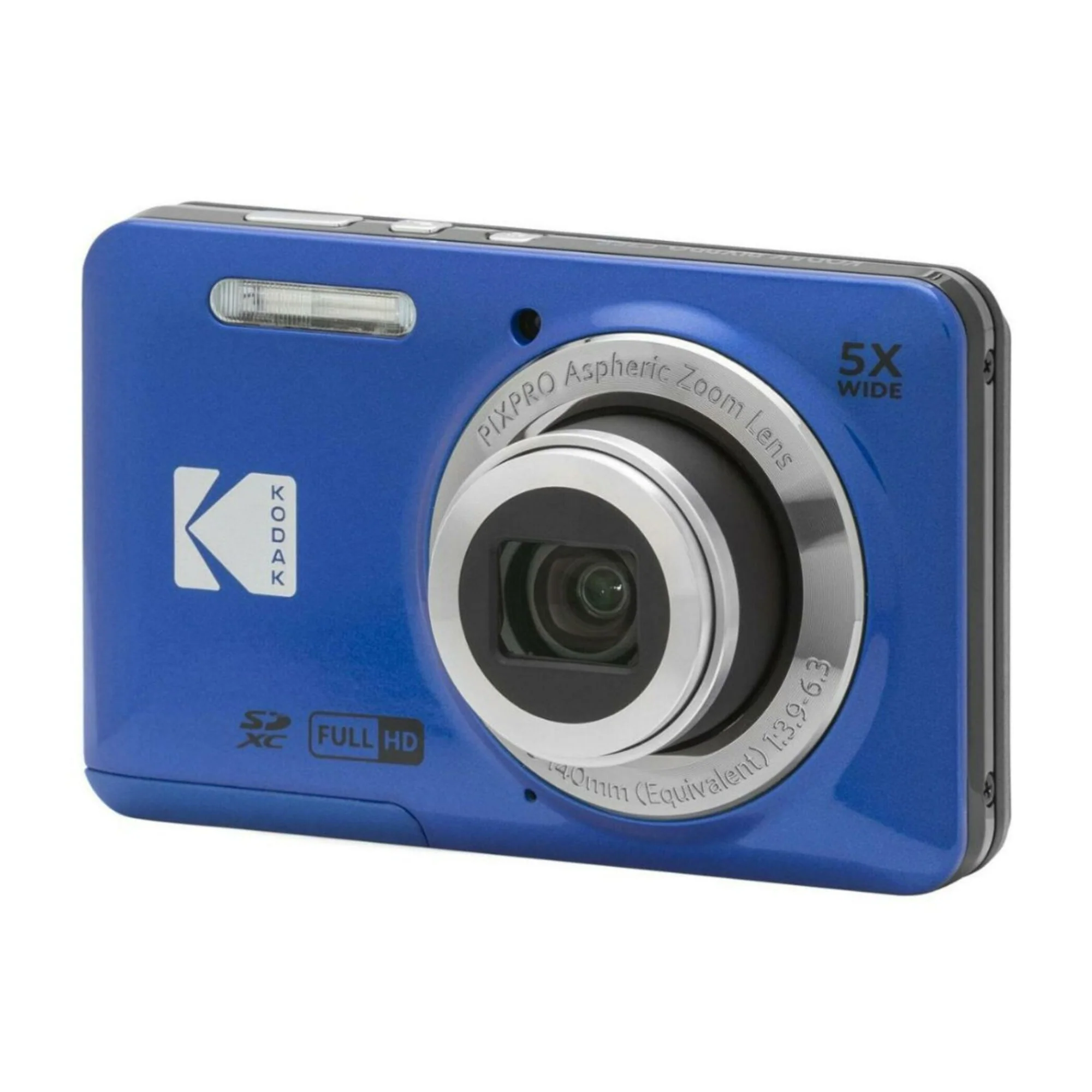 Kodak PIXPRO Friendly Zoom FZ55 Blue Digital Camera with 32GB Memory Card Bundle6.3 - Image 4