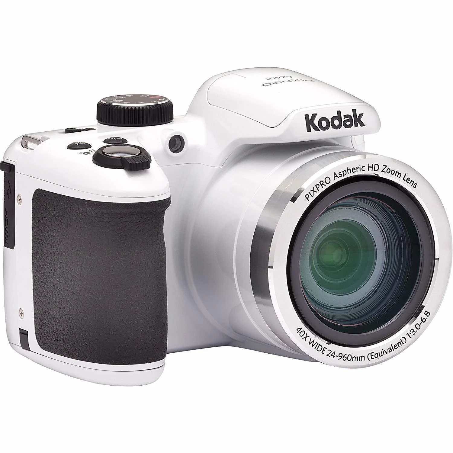 Kodak PIXPRO AZ401 Astro Zoom Digital Camera (White) with 16GB Card and 4 AA Batteries Bundle - Image 5