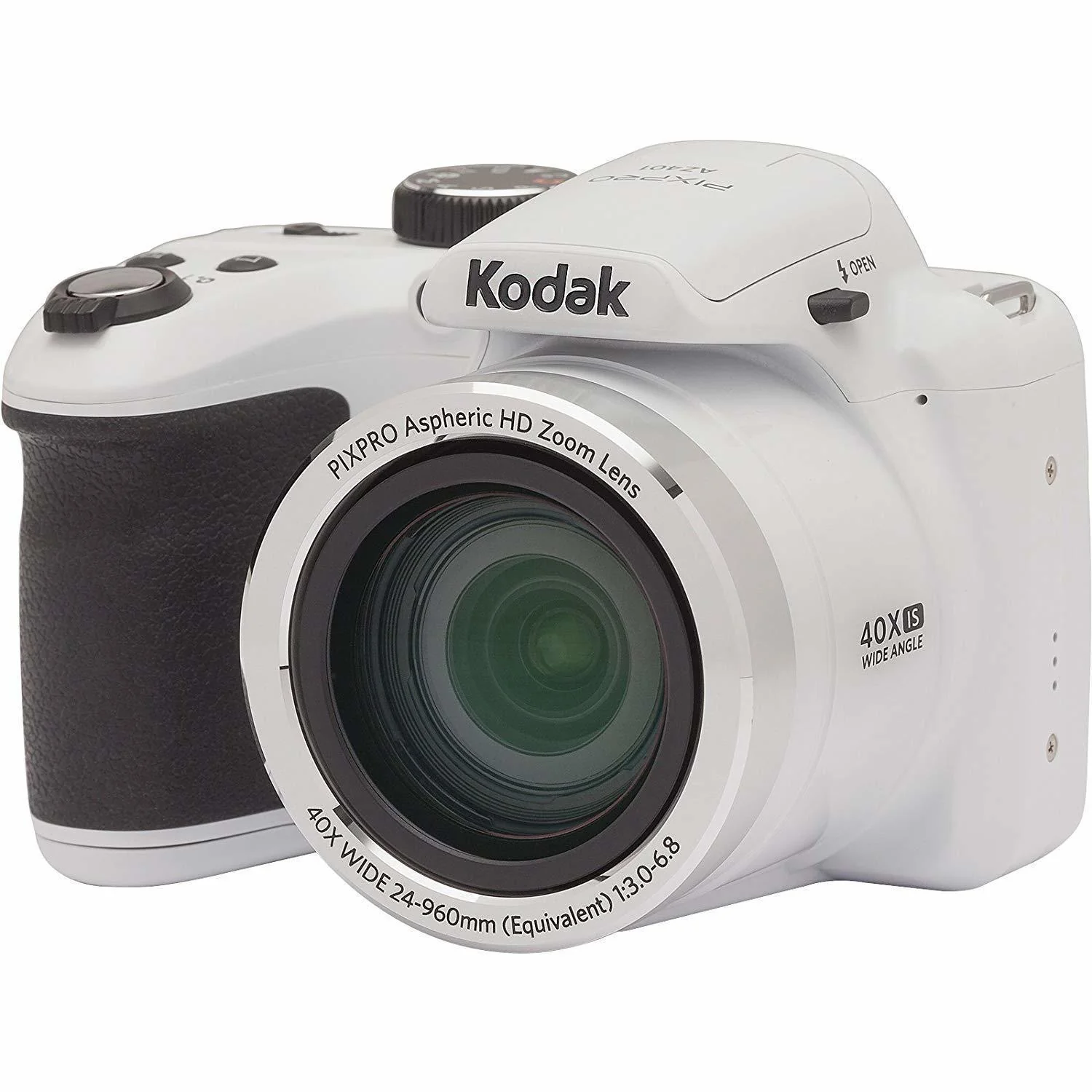 Kodak PIXPRO AZ401 Astro Zoom Digital Camera (White) with 16GB Card and 4 AA Batteries Bundle - Image 6