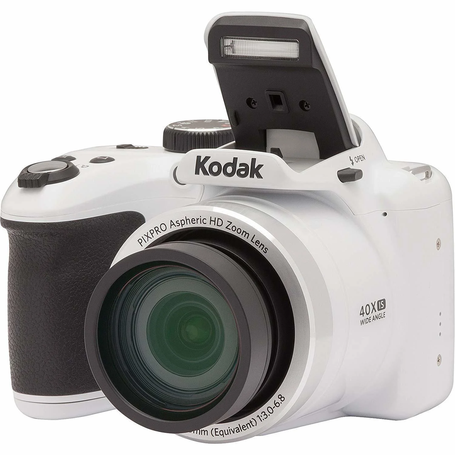 Kodak PIXPRO AZ401 Astro Zoom Digital Camera (White) with 16GB Card and 4 AA Batteries Bundle - Image 7