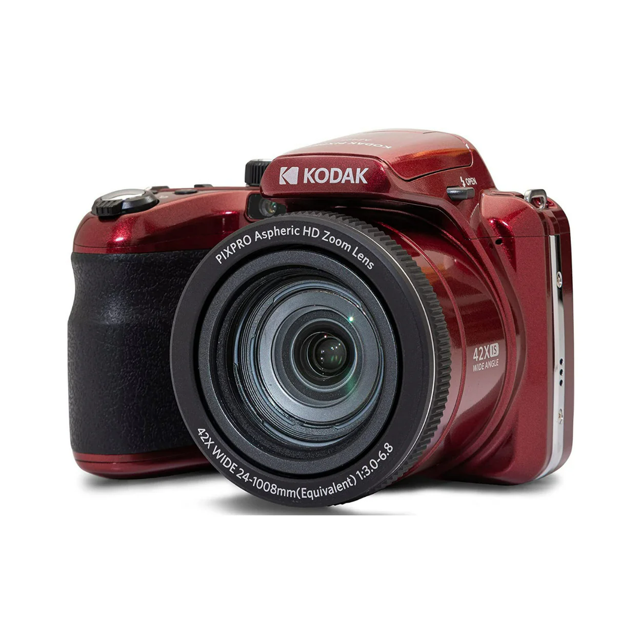 Kodak PIXPRO AZ425 Astro Zoom 20MP Digital Camera (Red) with 32GB Card and Camera Case - Image 5