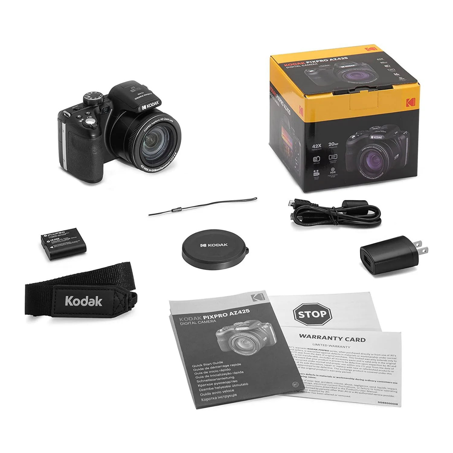 Kodak PIXPRO AZ425 Astro Zoom 20MP Digital Camera with 42x Optical Zoom (Black) - Image 6