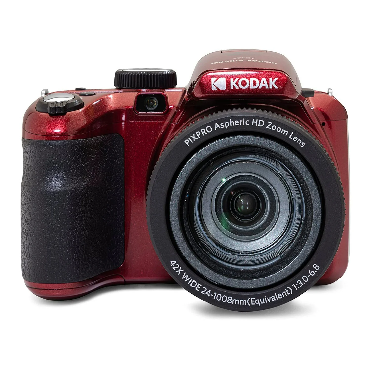 Kodak PIXPRO AZ425 Astro Zoom 20MP Camera with 42x Zoom (Red) with Accessory kit - Image 5