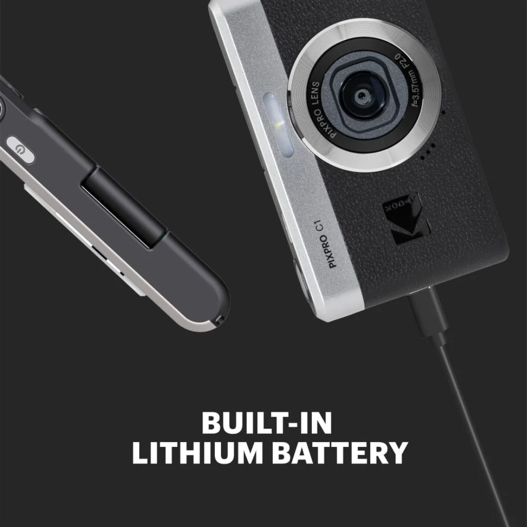 KODAK PIXPRO C1 Friendly Zoom 13MP 1080p Digital Camera (Black) Bundle - Image 6
