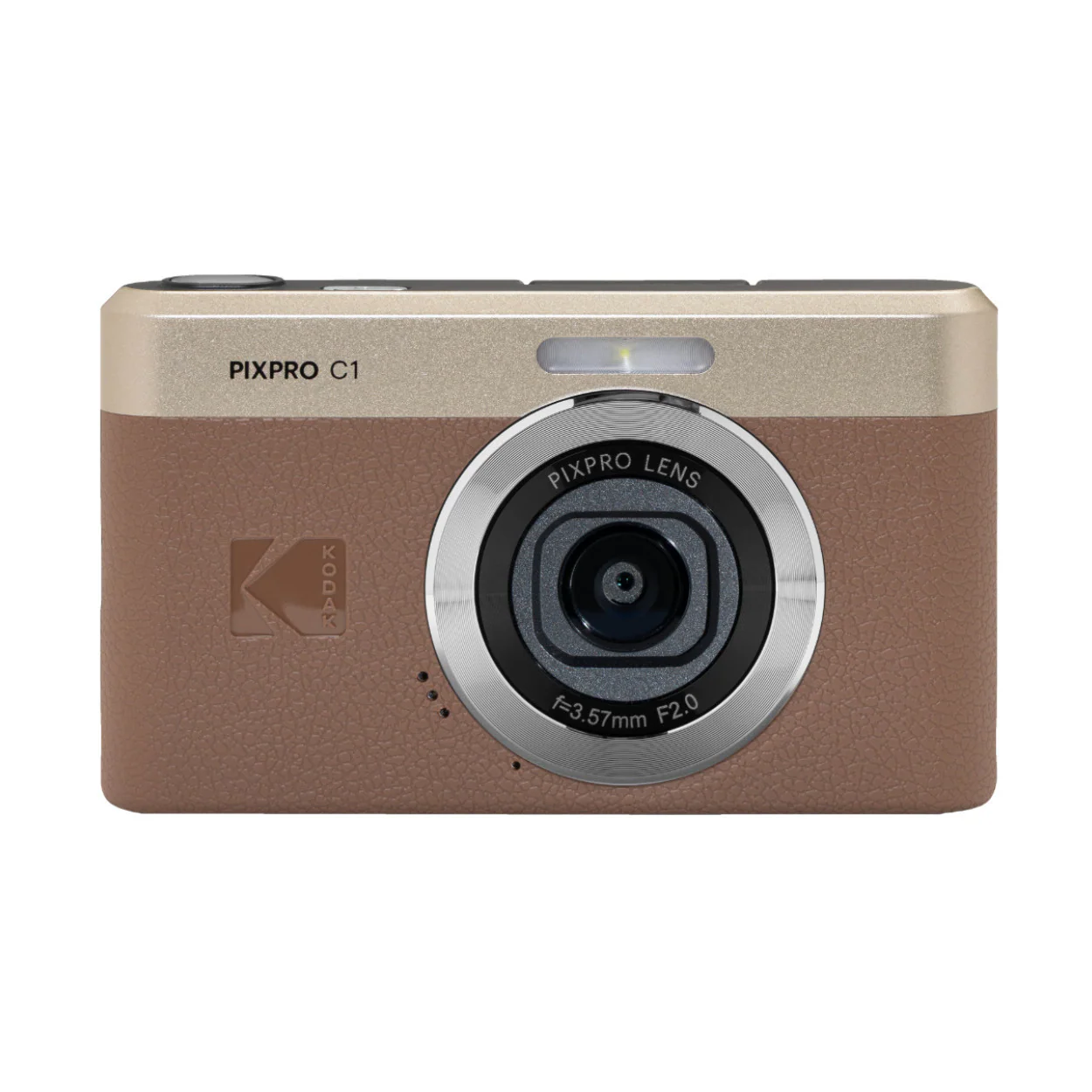 KODAK PIXPRO C1 Friendly Zoom 13MP 1080p Digital Camera (Brown) Bundle - Image 2