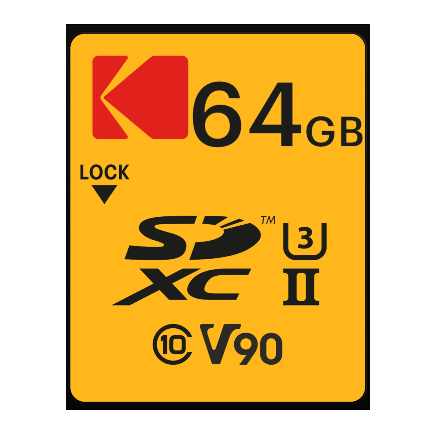 Kodak 64GB UHS-II U3 V90 Ultra Pro SDXC Memory Card - Image 3