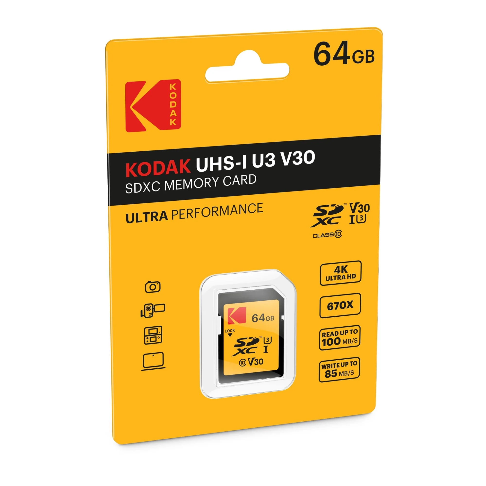 Kodak 64GB Class 10 UHS-I U1 SDXC Memory Card Bundle - Image 4