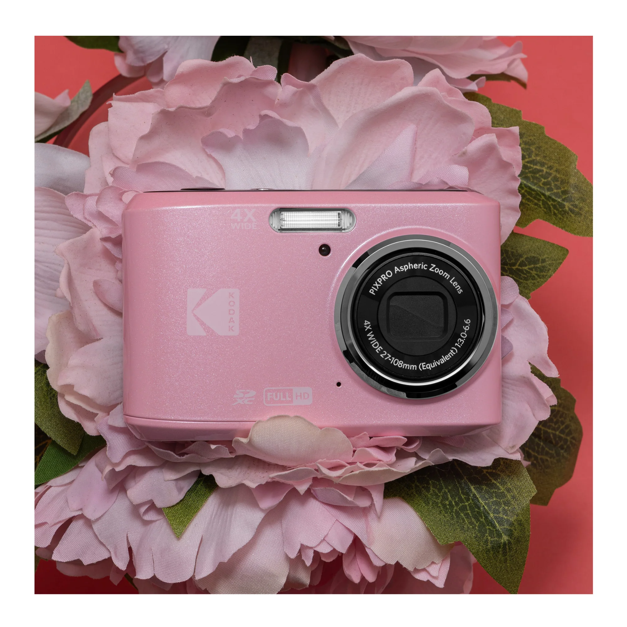 Kodak PixPro FZ45 Friendly Zoom 16MP 1080p Full HD Digital Camera (Pastel Pink) - Image 12