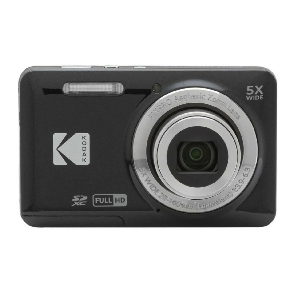 Kodak PIXPRO Friendly Zoom FZ55 Digital Camera (Black) with Camera Case and 32GB Memory Card - Image 2