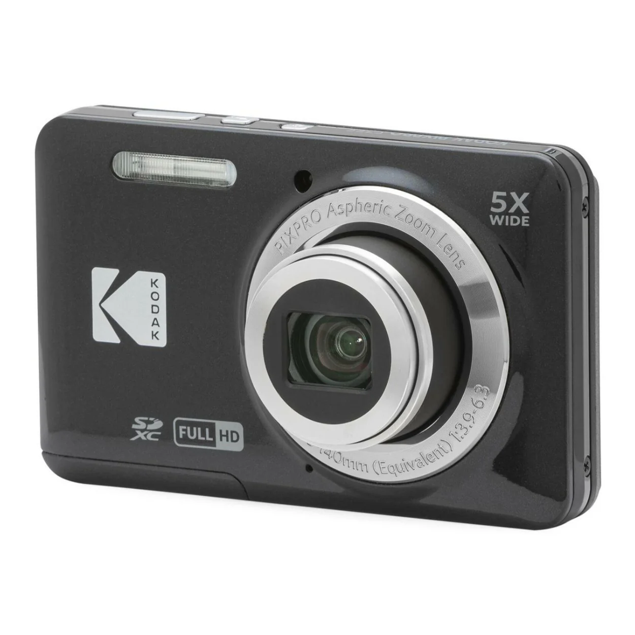 Kodak PIXPRO Friendly Zoom FZ55 Digital Camera (Black) with Travel Organizer and Storage Case - Image 5