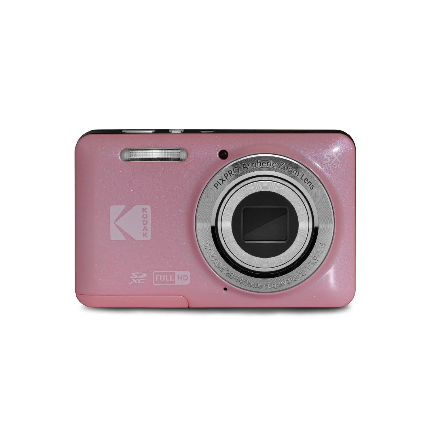 Kodak PixPro Friendly Zoom FZ55 16MP 1080p Full HD Digital Camera (Pastel Pink) - Image 2