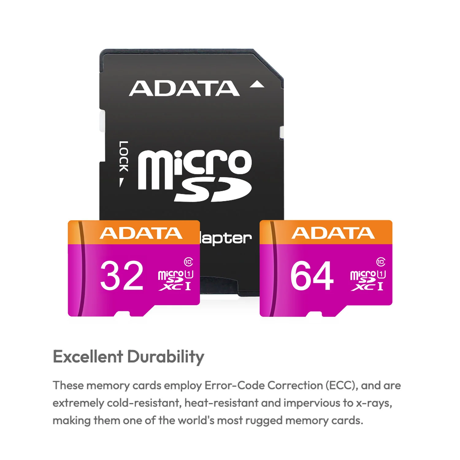 ADATA Premier 32GB UHS I Class10 MicroSDHC Memory Card with Adapter for Tablets Bundle (5-pack) - Image 5