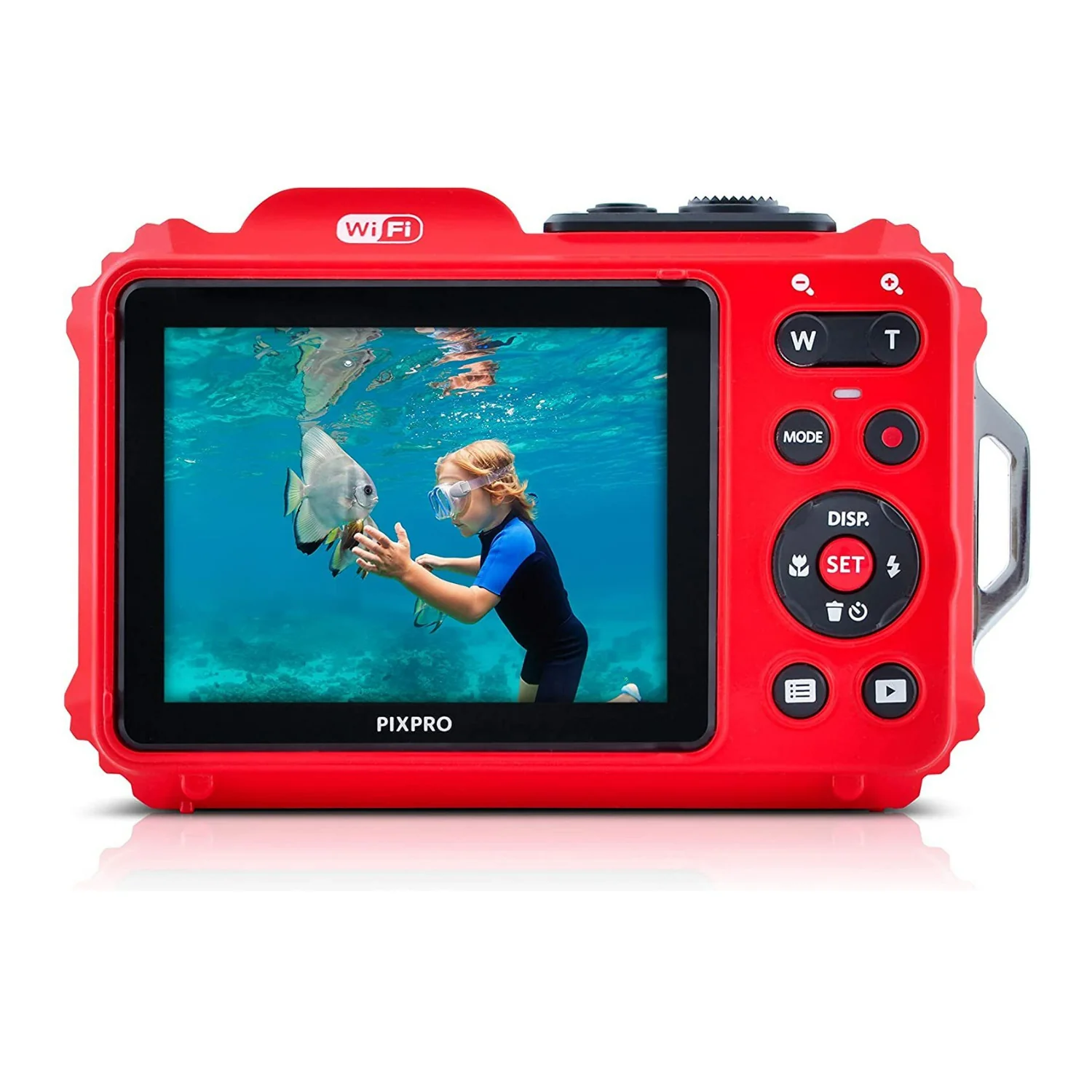 Kodak Pixpro WPZ2 Waterproof Shockproof Dustproof 16MP 4x 2.7-Inch LCD Digital Camera (Red) - Image 5