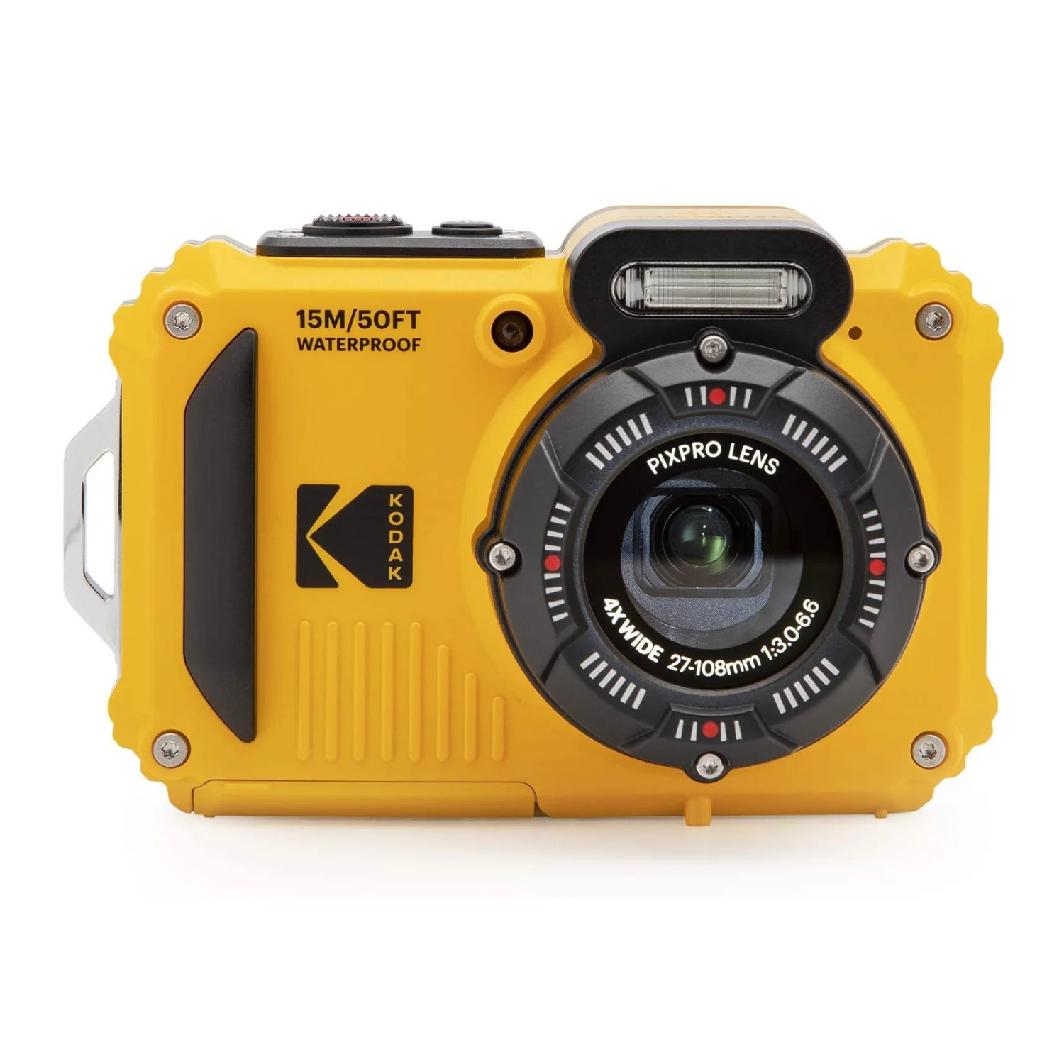 Kodak PIXPRO WPZ2 Rugged Waterproof 16MP Camera with 4x Zoom (Yellow) with Case and 32GB MicroSD - Image 2