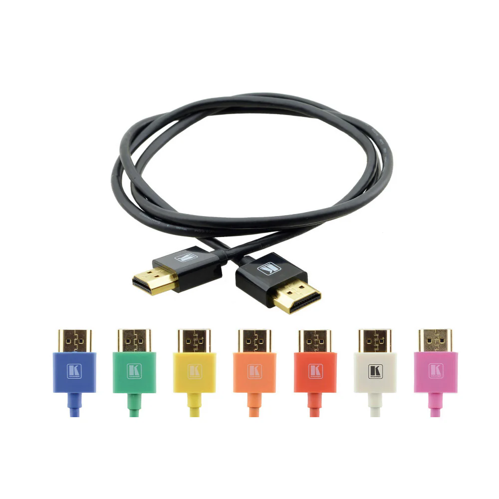 Kramer Ultra–Slim Flexible High–Speed HDMI Cable with Ethernet (3 ft) - Image 2