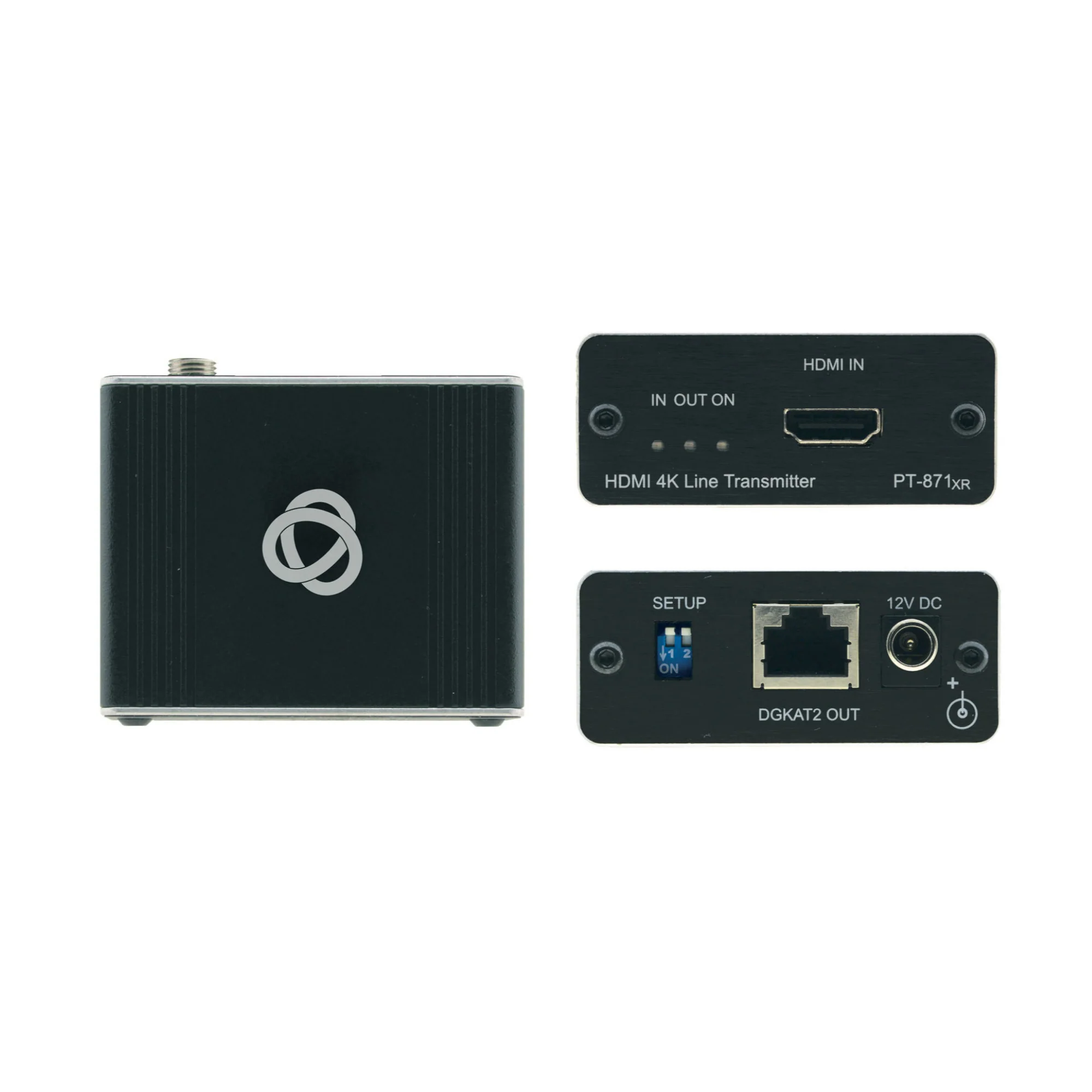 Kramer PT-871/2xr-KIT 4K HDR HDMI Compact PoC Extender over Long–Reach DGKat 2.0