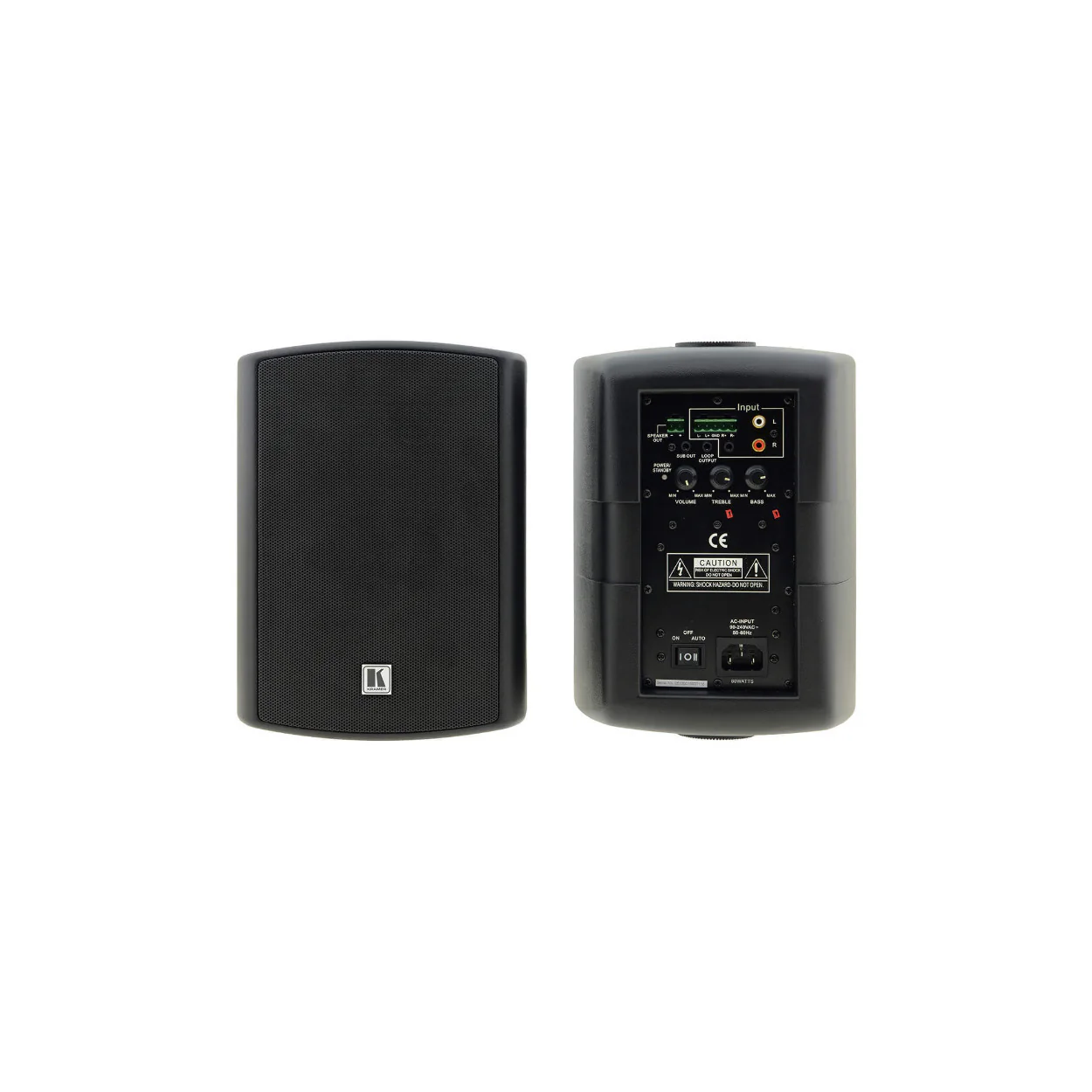 Kramer Tavor 5.25-Inch On-Wall 2-Way Powered Speakers (Black)