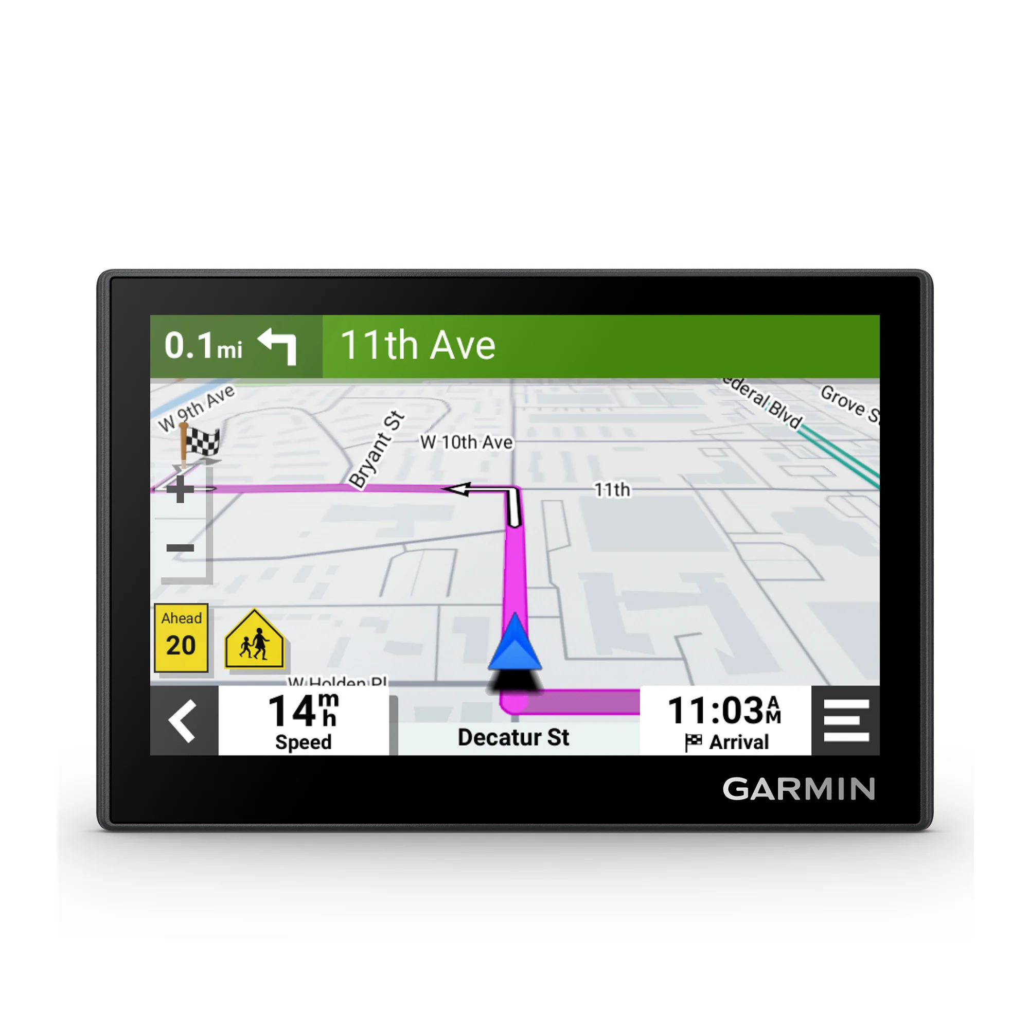 Garmin Drive 53 & Traffic GPS Navigator With Kratos Power 36W 2-Port Car Charger Bundle - Image 6