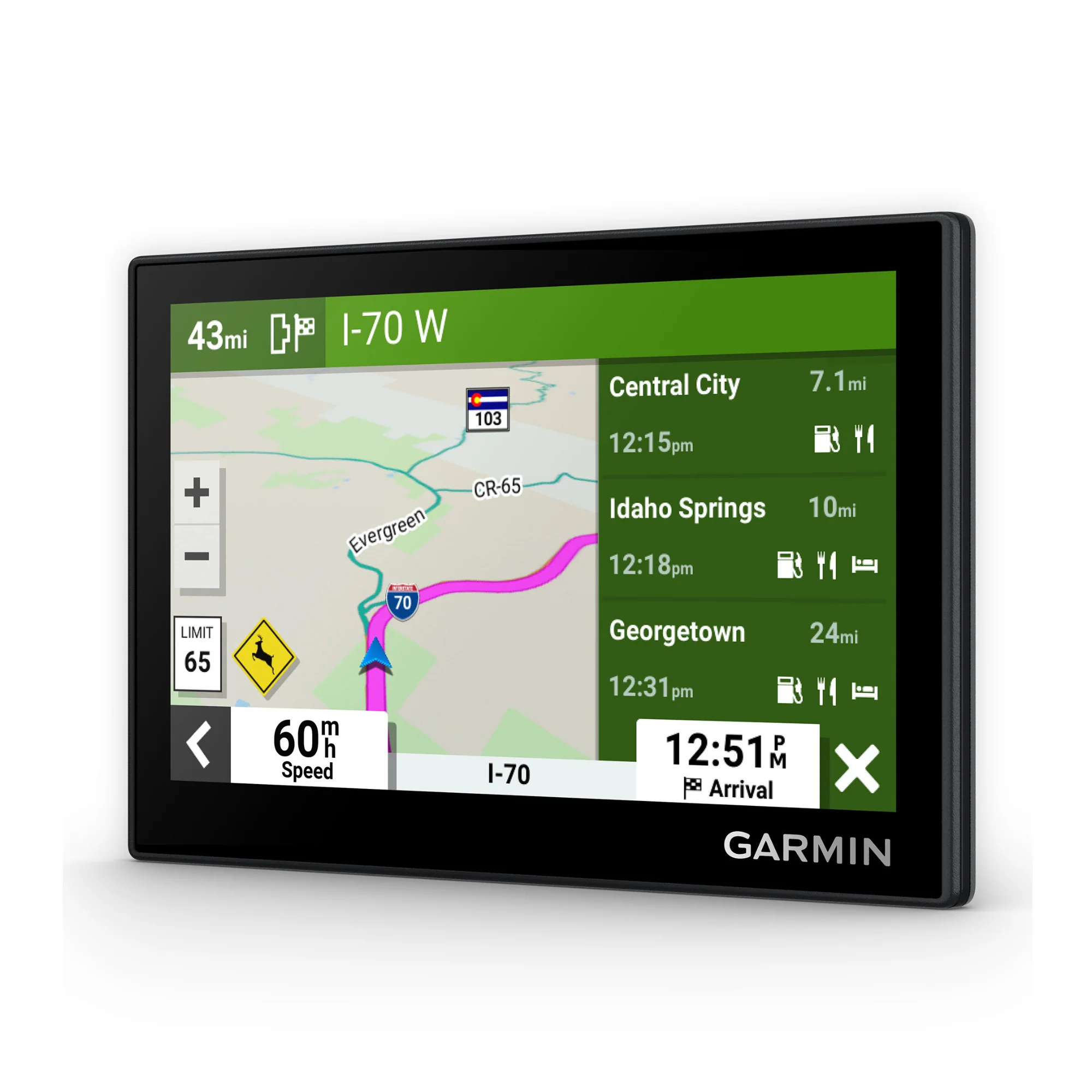 Garmin Drive 53 & Traffic GPS Navigator With Kratos Power 36W 2-Port Car Charger Bundle - Image 8
