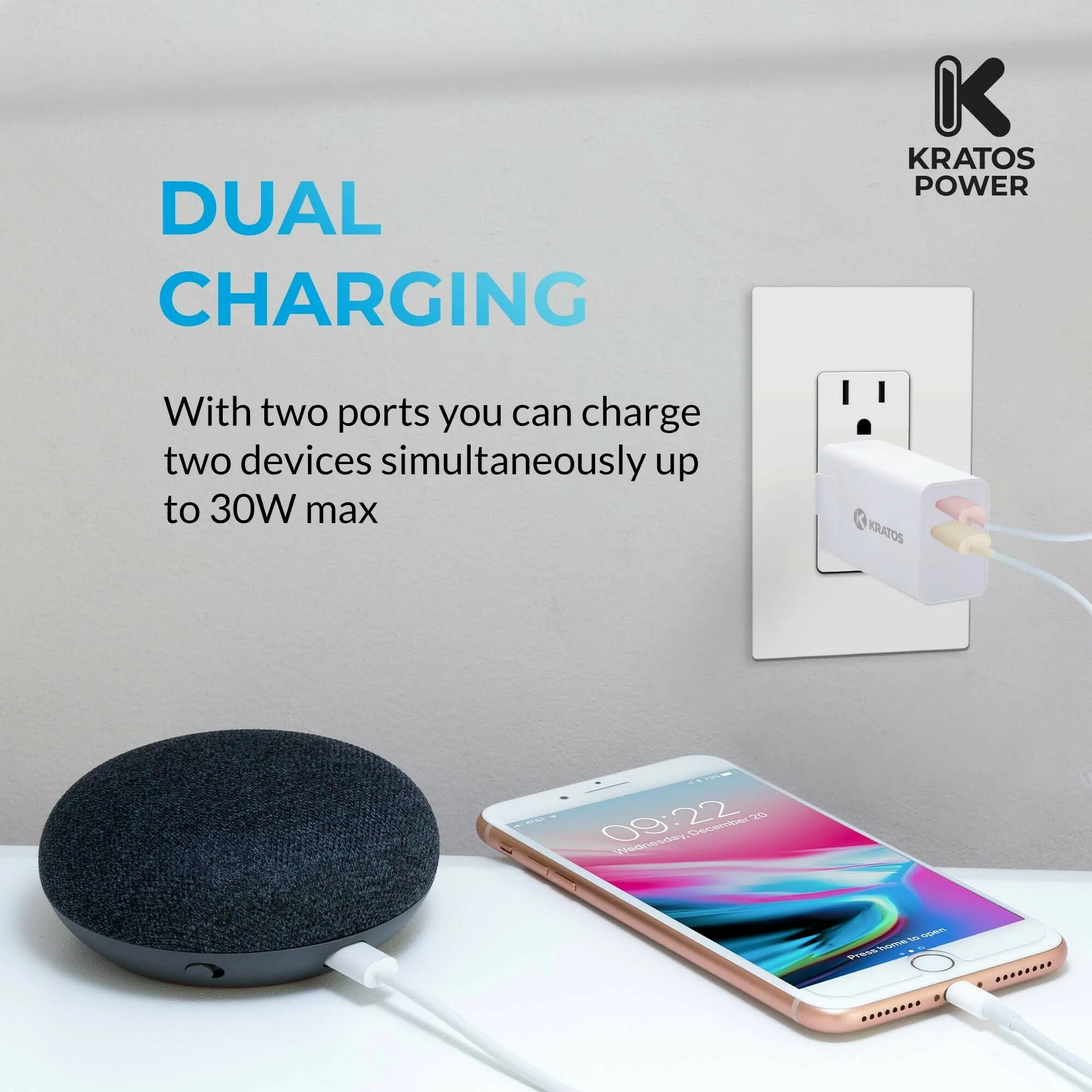 Kratos Power 30W PD Two-Port Power Adapter - Image 6