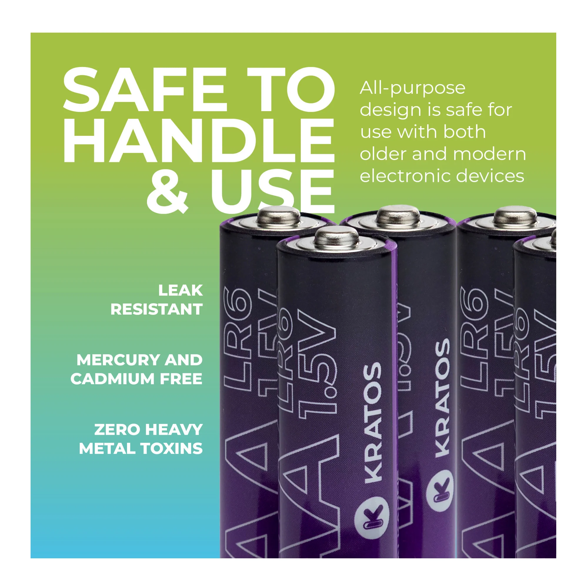 Kratos Power High-Performance Ultra Alkaline AA Batteries (10-Pack) - Image 5
