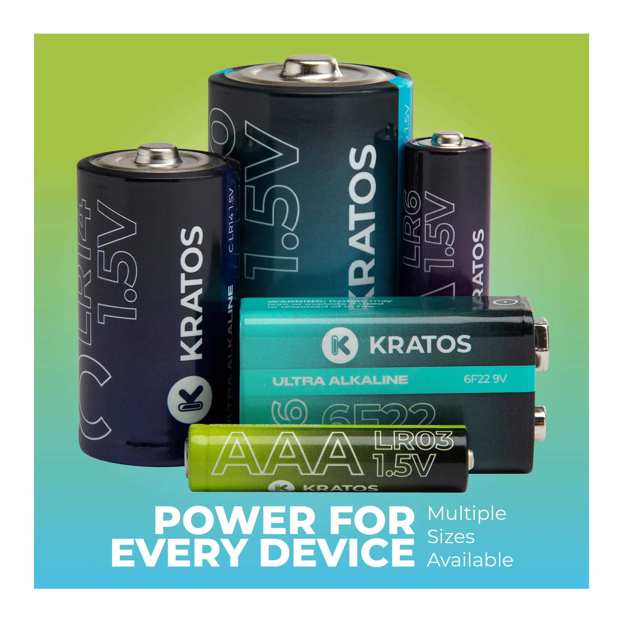 Kratos Power High-Performance Ultra Alkaline C Cell Batteries (12-Pack) - Image 6